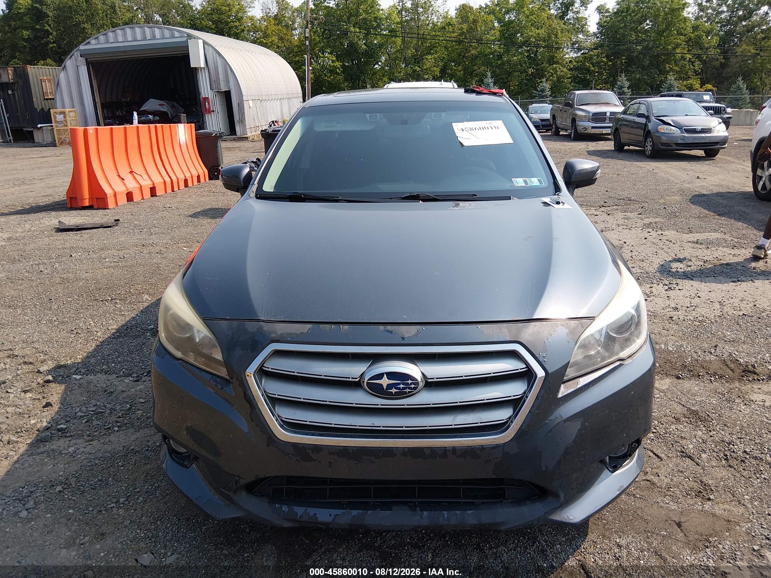 2015 Subaru Legacy 3.6r Limited Gray vin: 4S3BNEN65F3067432