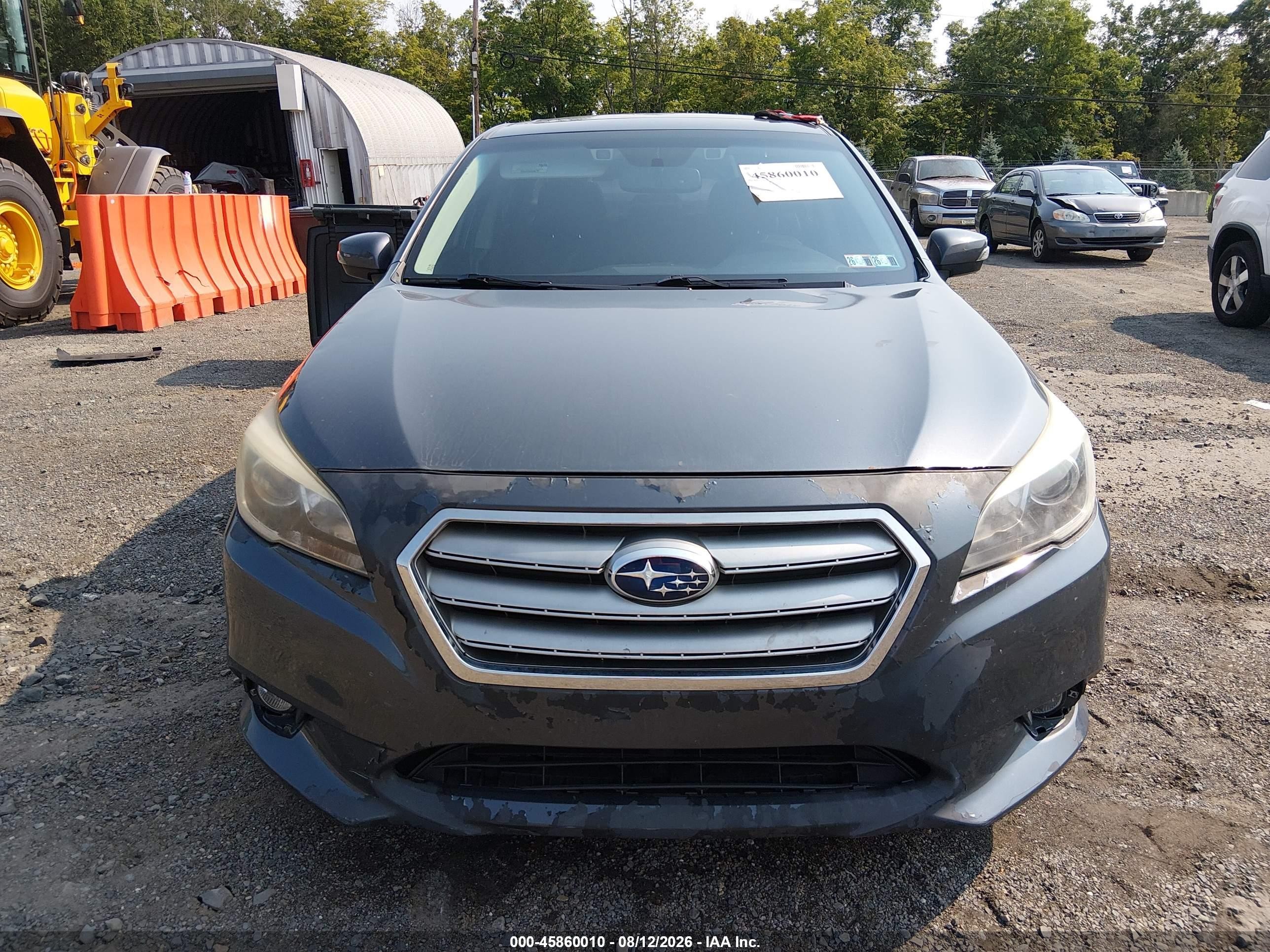 2015 Subaru Legacy 3.6r Limited Gray vin: 4S3BNEN65F3067432