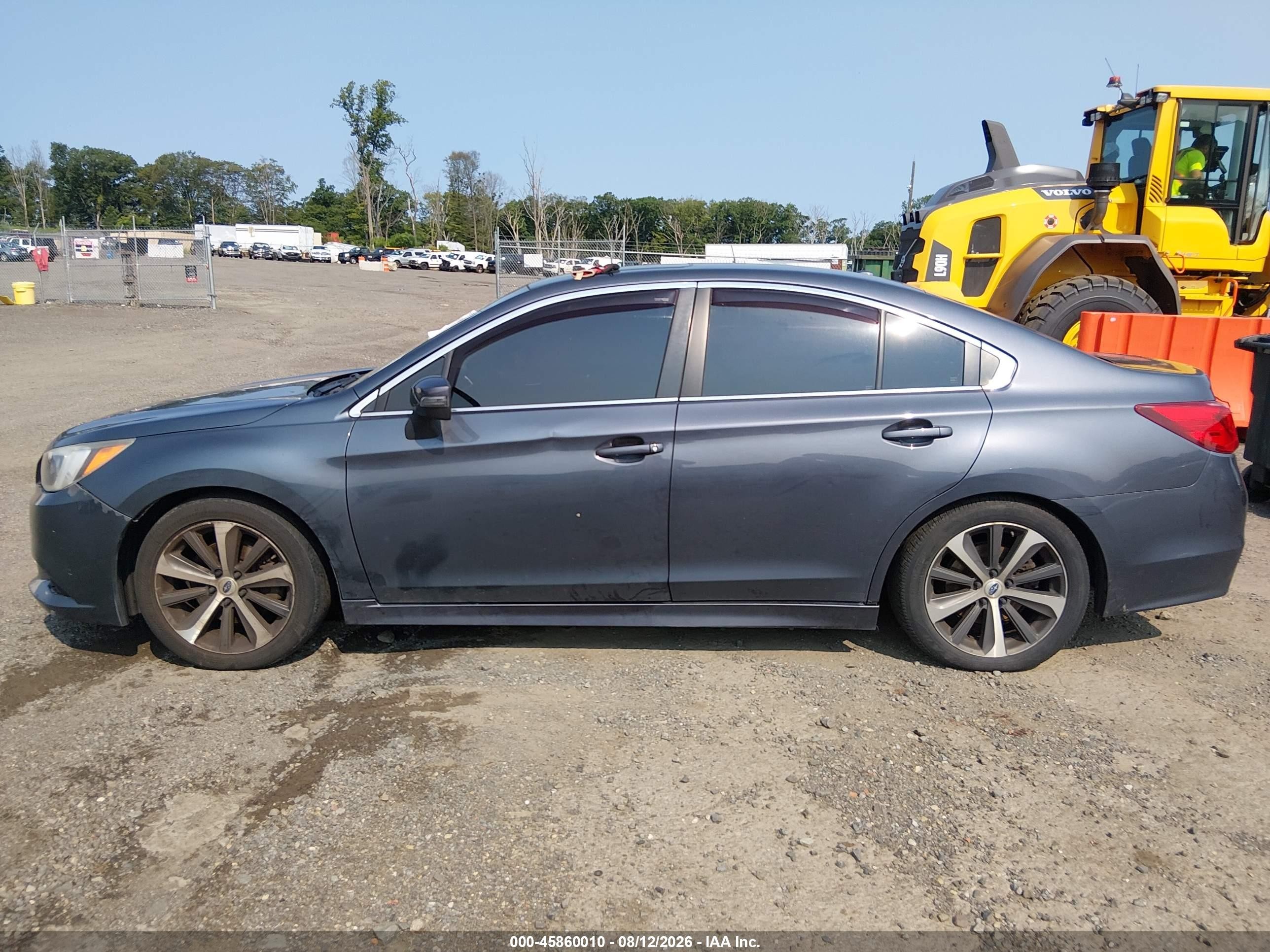 2015 Subaru Legacy 3.6r Limited Gray vin: 4S3BNEN65F3067432