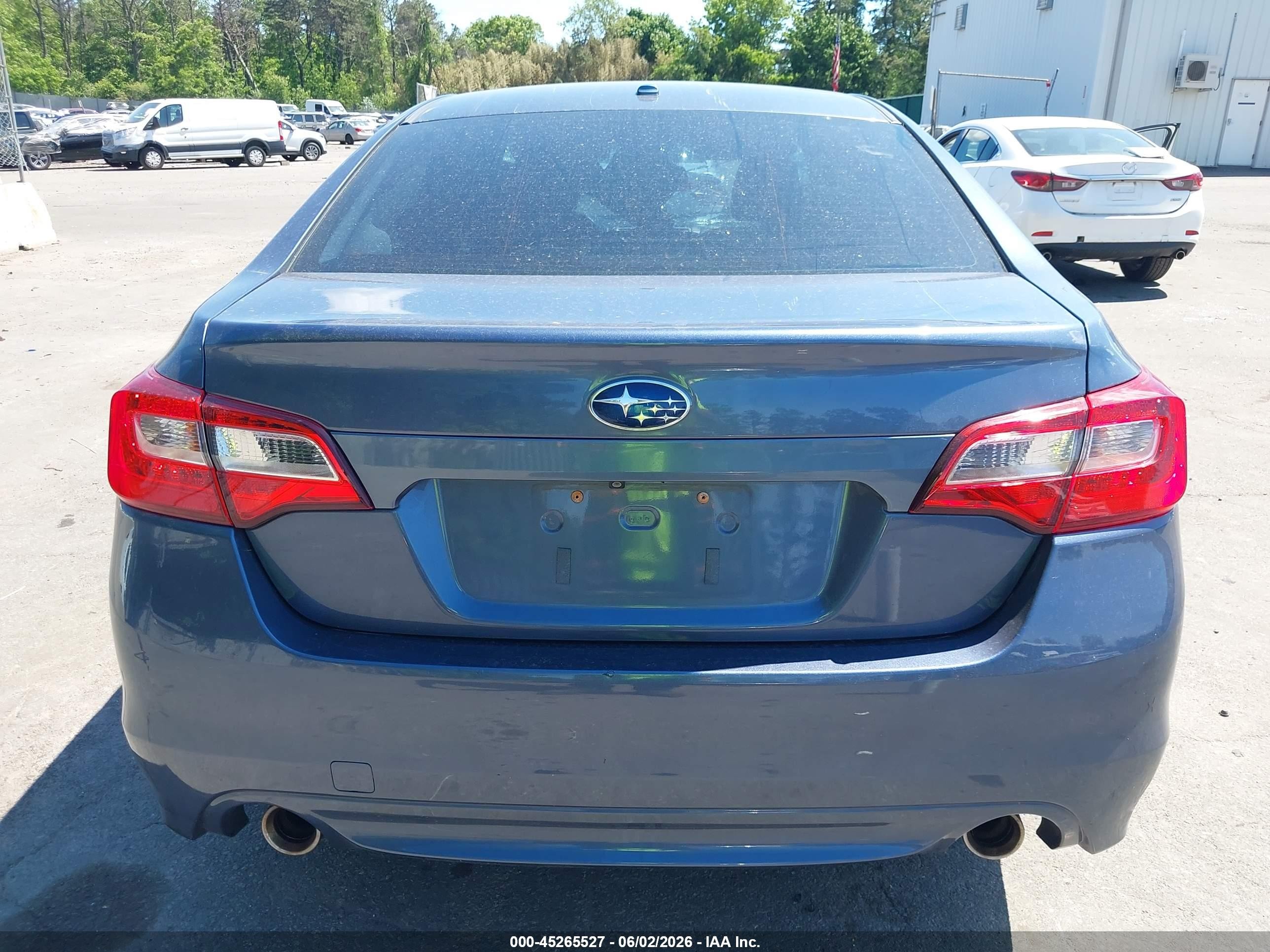 2015 Subaru Legacy 3.6r Limited Blue vin: 4S3BNEN67F3016904
