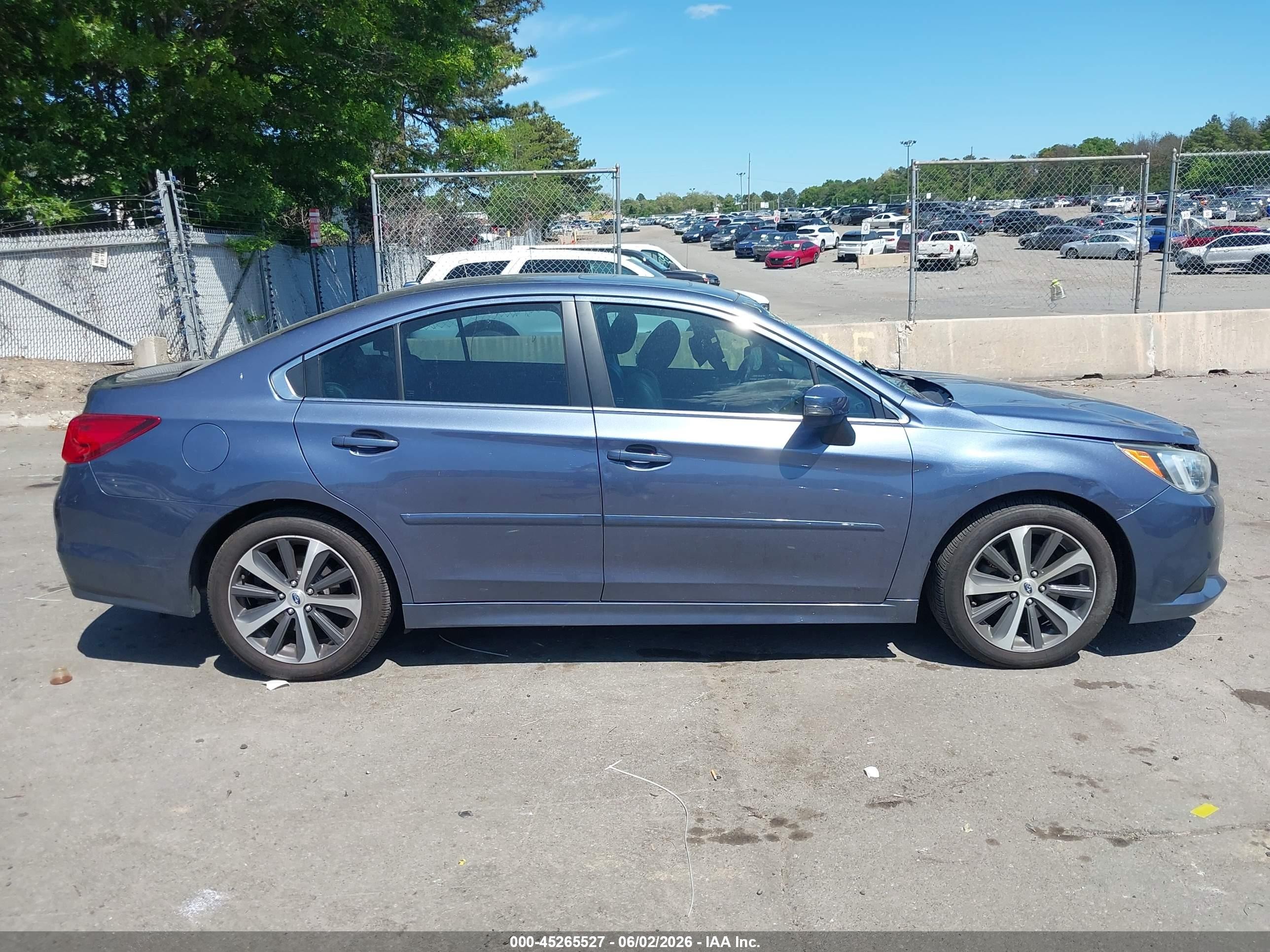 2015 Subaru Legacy 3.6r Limited Blue vin: 4S3BNEN67F3016904