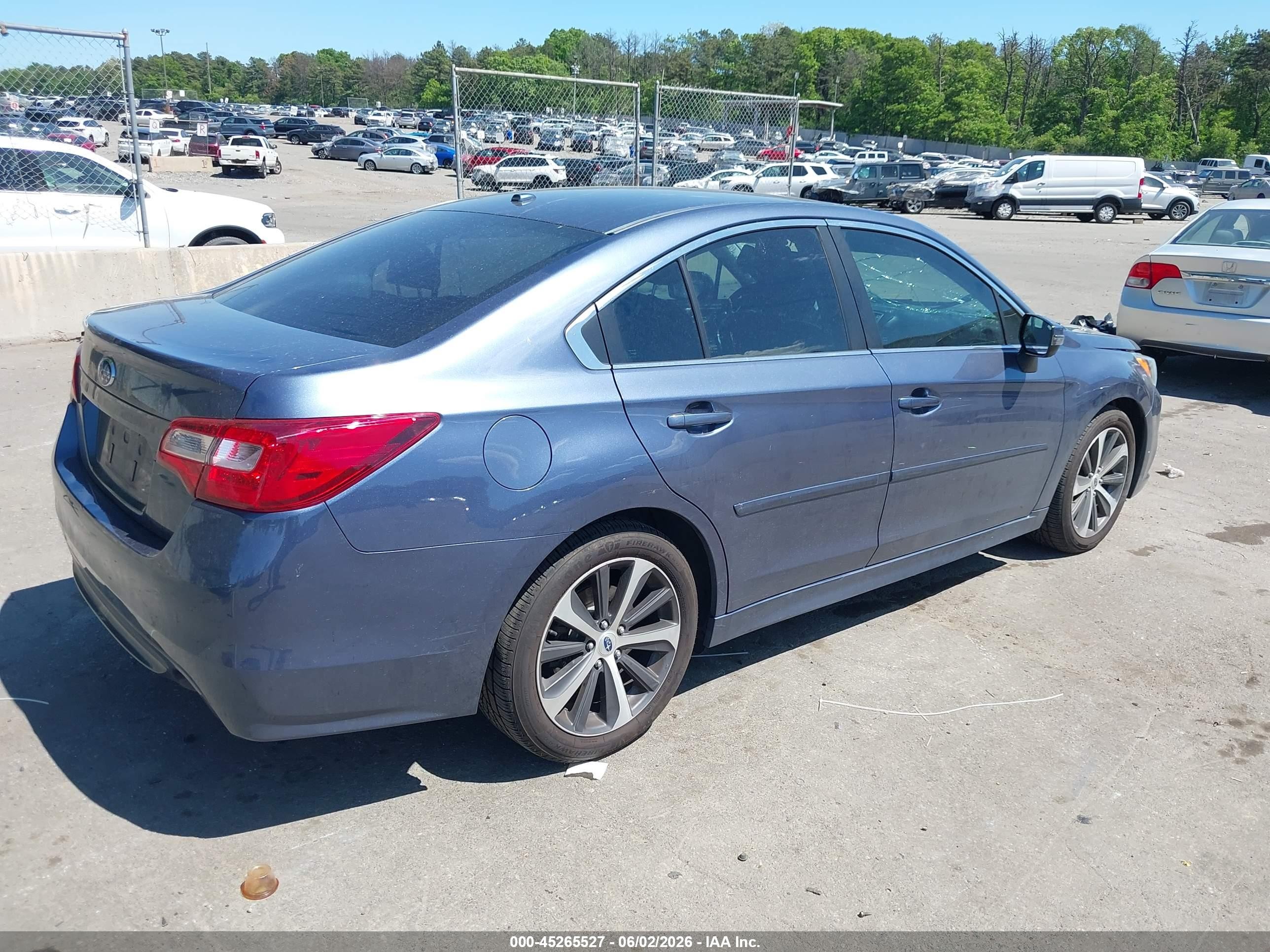 2015 Subaru Legacy 3.6r Limited Blue vin: 4S3BNEN67F3016904