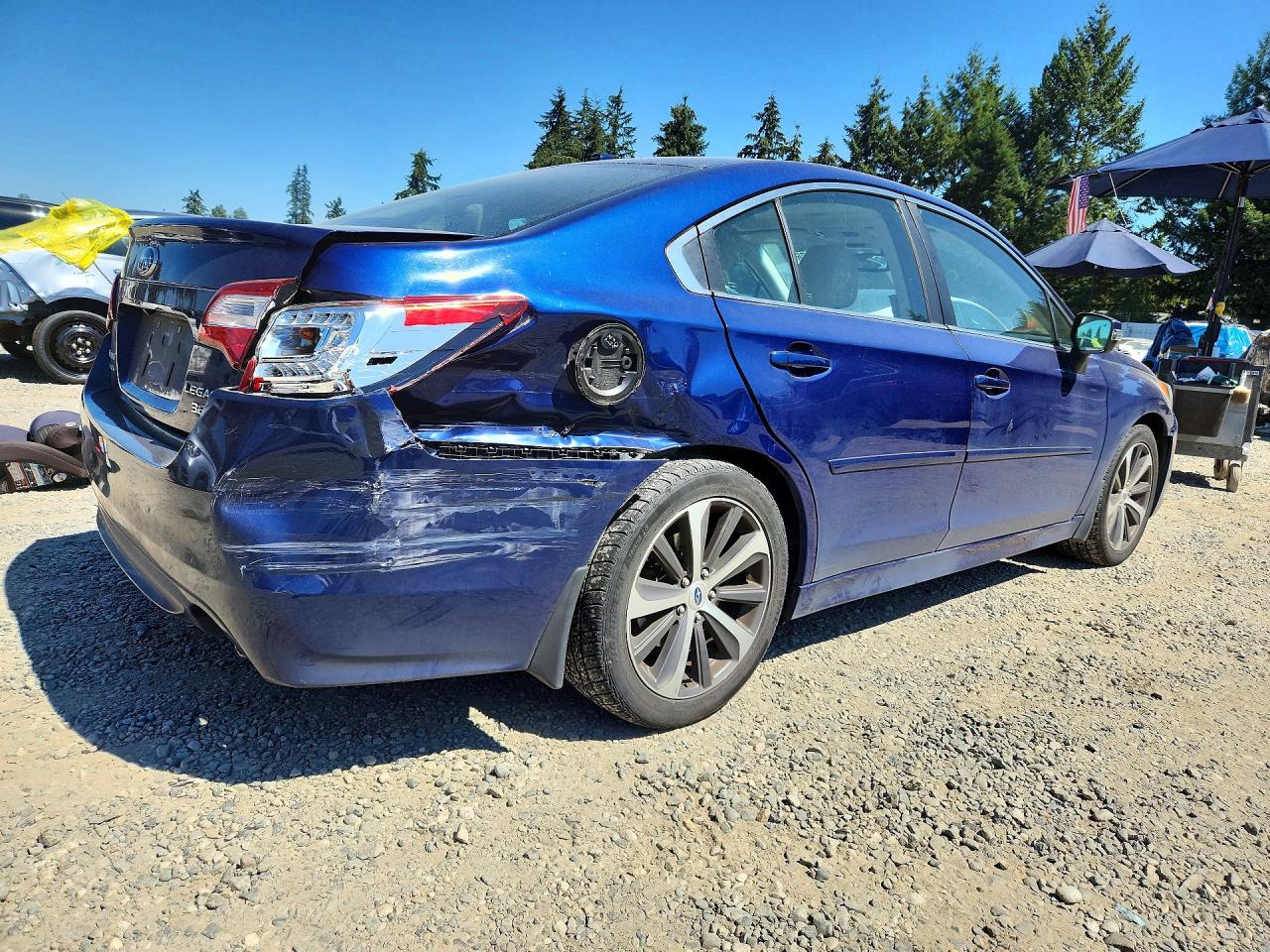 2015 Subaru Legacy 3.6r Limited Blue vin: 4S3BNEN67F3056609