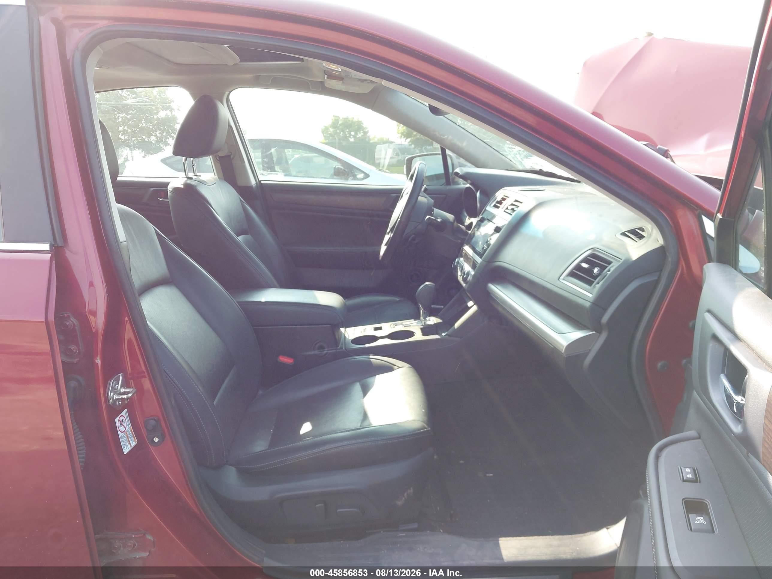 2015 Subaru Legacy 3.6r Limited Burgundy vin: 4S3BNEN69F3033946