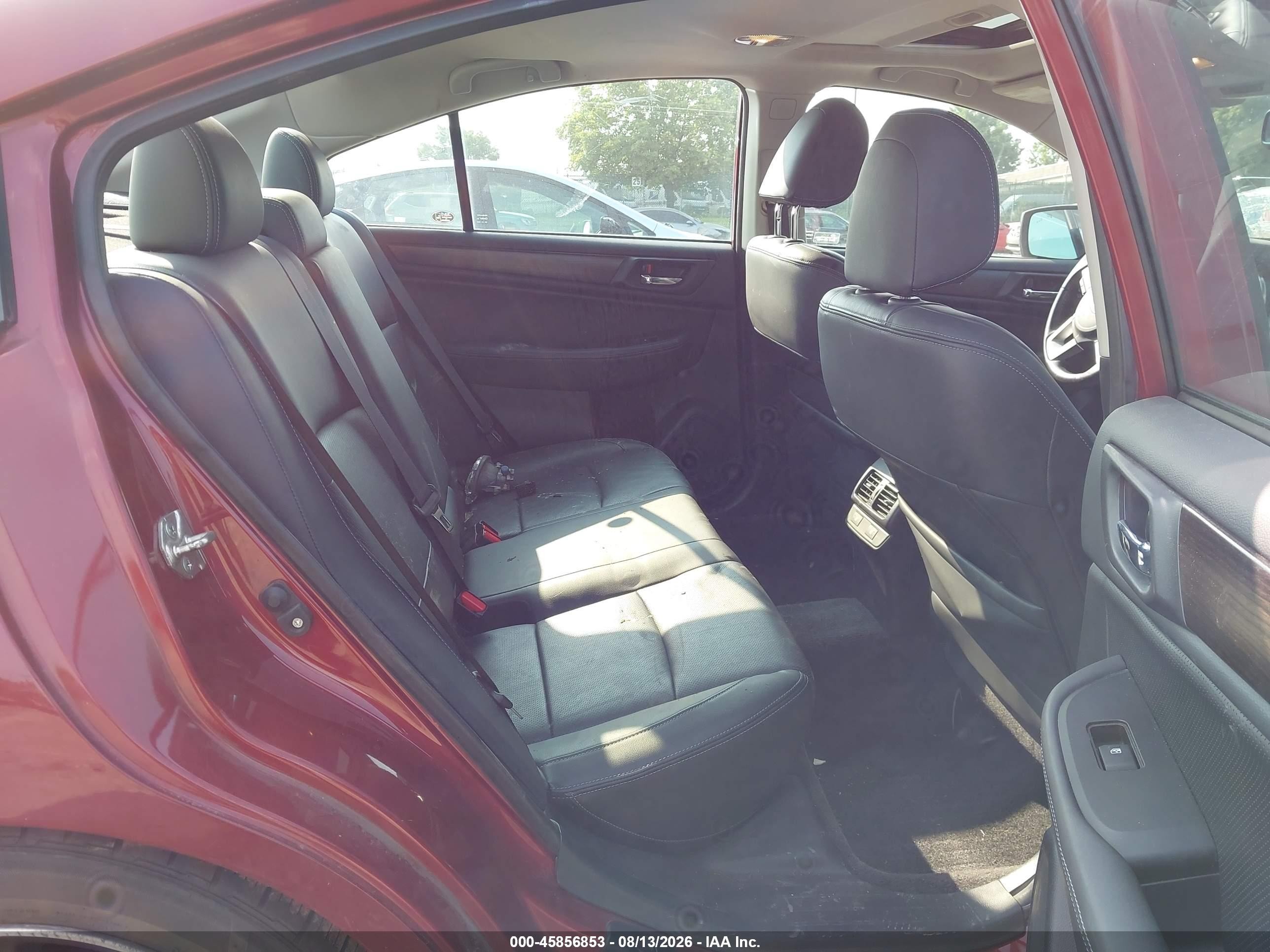 2015 Subaru Legacy 3.6r Limited Burgundy vin: 4S3BNEN69F3033946