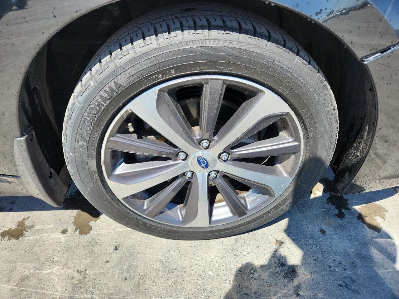 2015 Subaru Legacy 3.6r Limited Black vin: 4S3BNEN69F3055560 Damage: Right Front Wheel, Curb Rash, 3 To 4 Inches