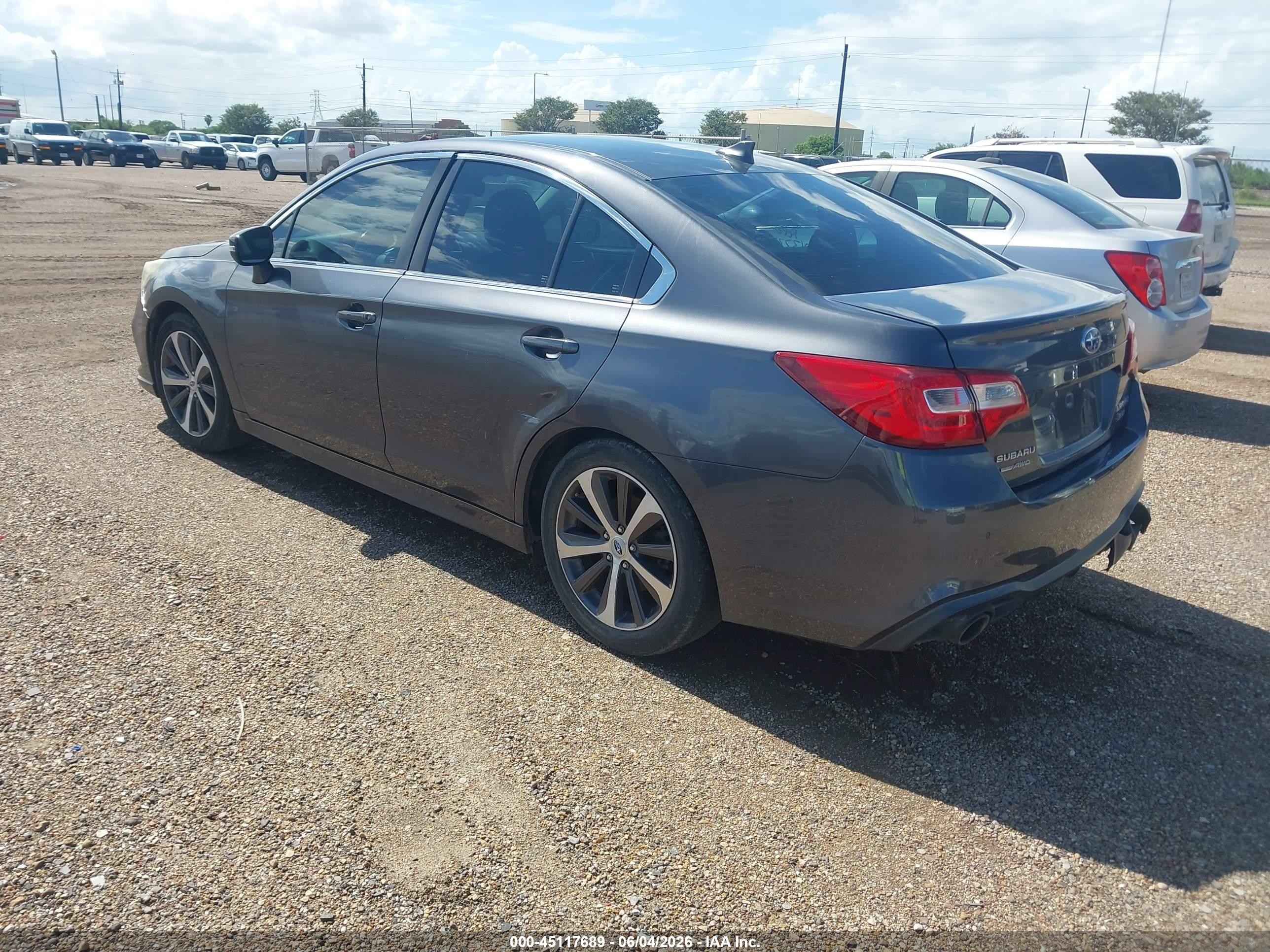 2019 Subaru Legacy 3.6r Limited Gray vin: 4S3BNEN6XK3013733