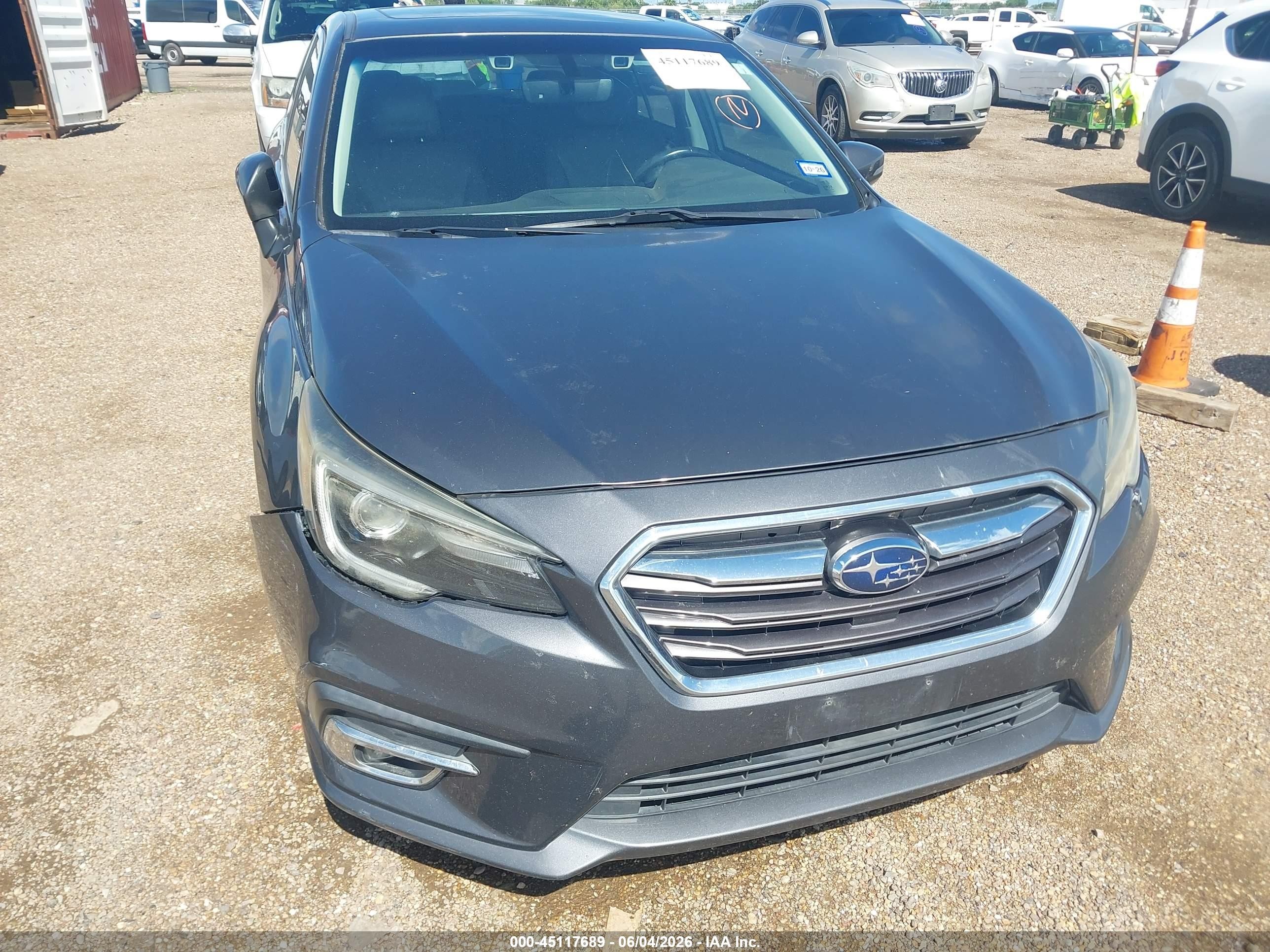 2019 Subaru Legacy 3.6r Limited Gray vin: 4S3BNEN6XK3013733