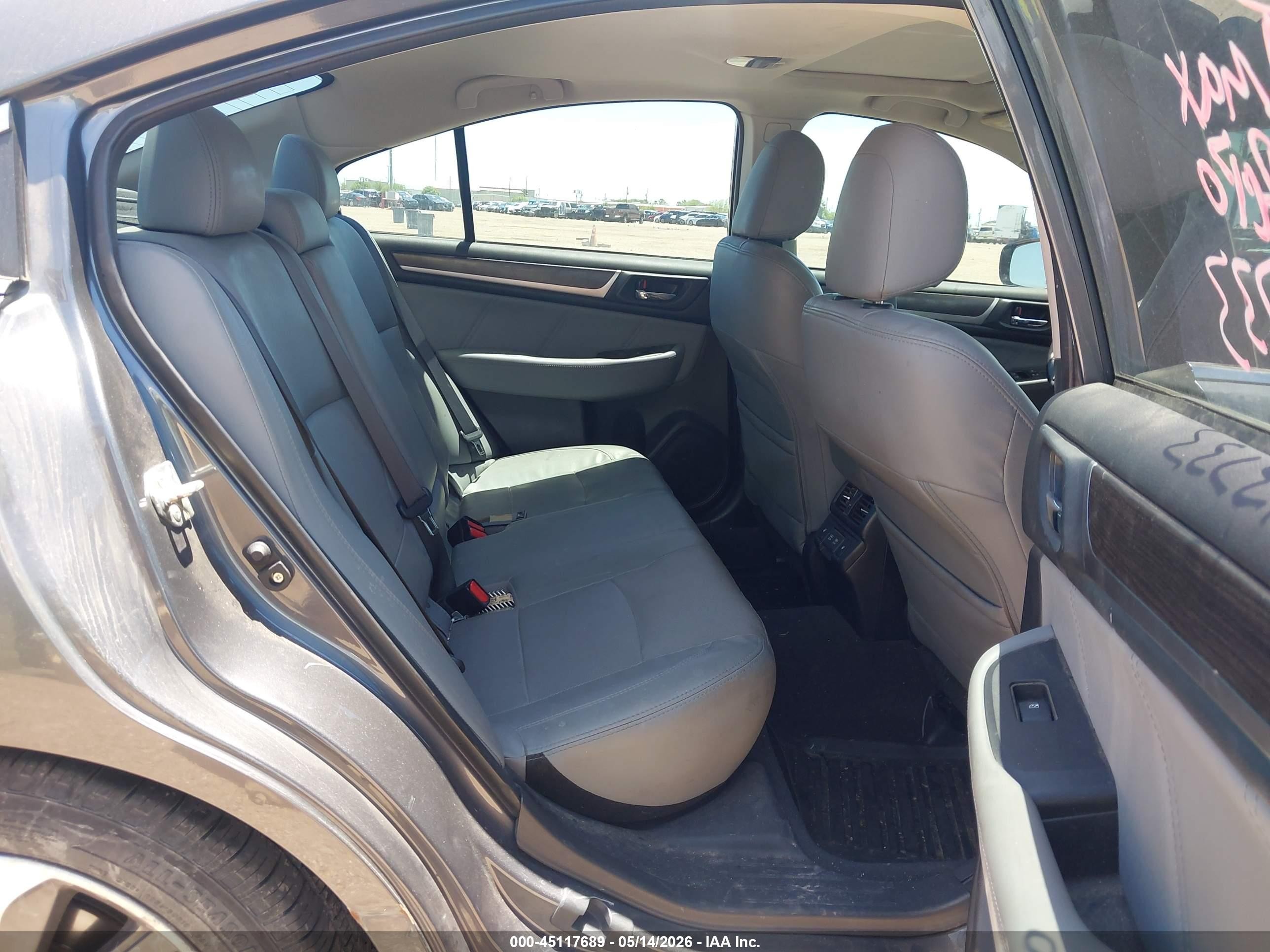 2019 Subaru Legacy 3.6r Limited Gray vin: 4S3BNEN6XK3013733