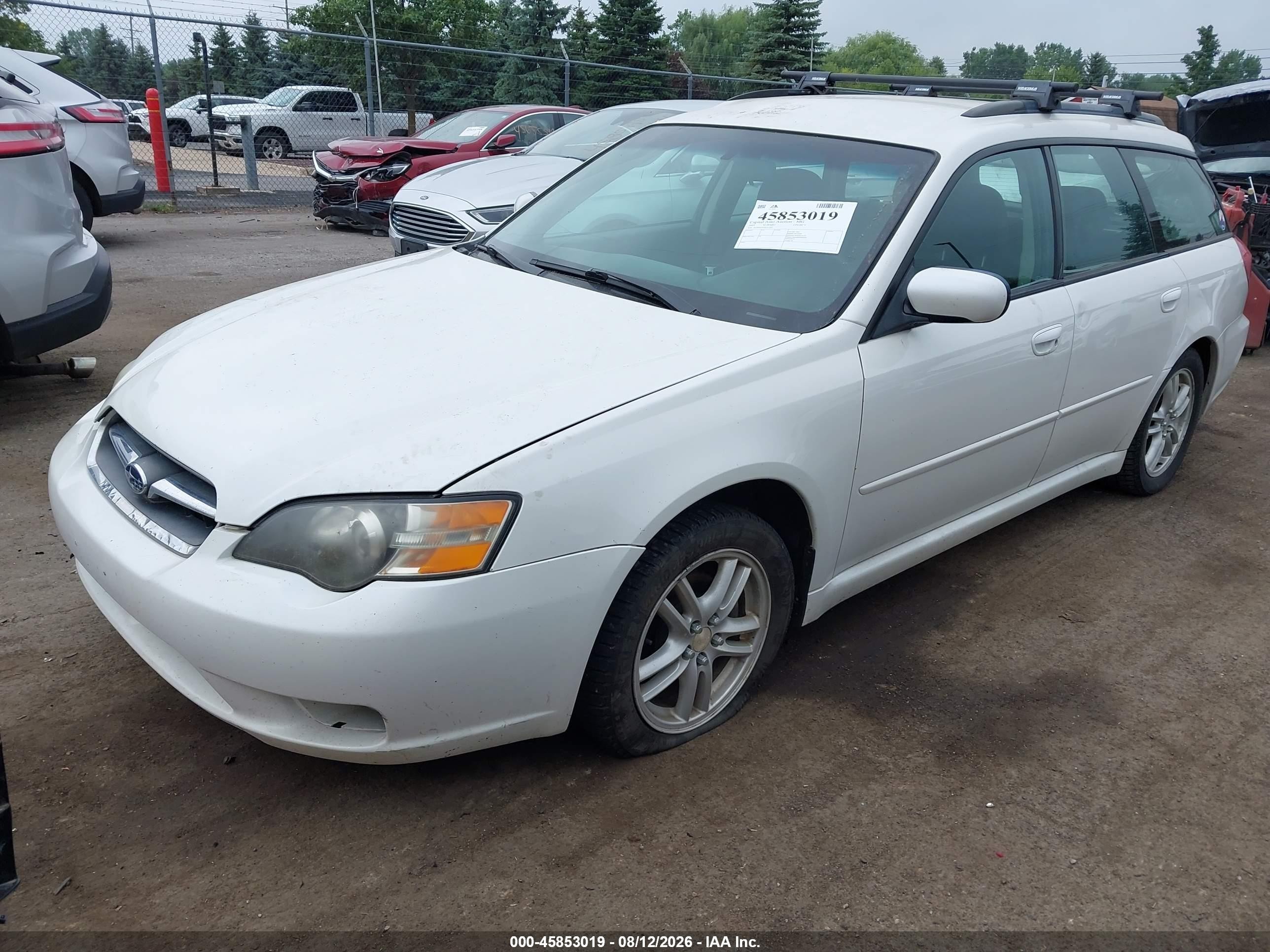 2005 Subaru Legacy 2.5i White vin: 4S3BP616056312267