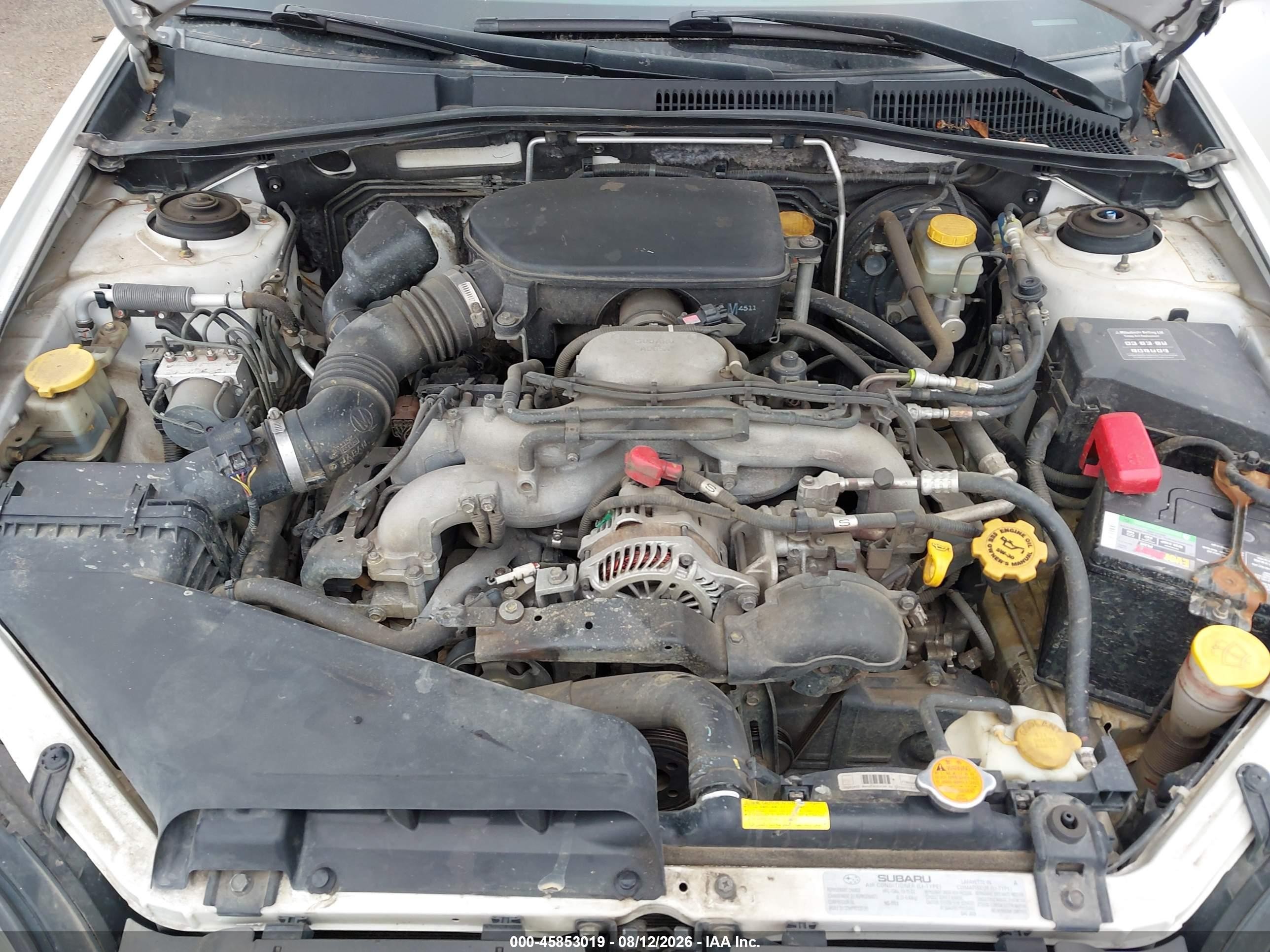 2005 Subaru Legacy 2.5i White vin: 4S3BP616056312267