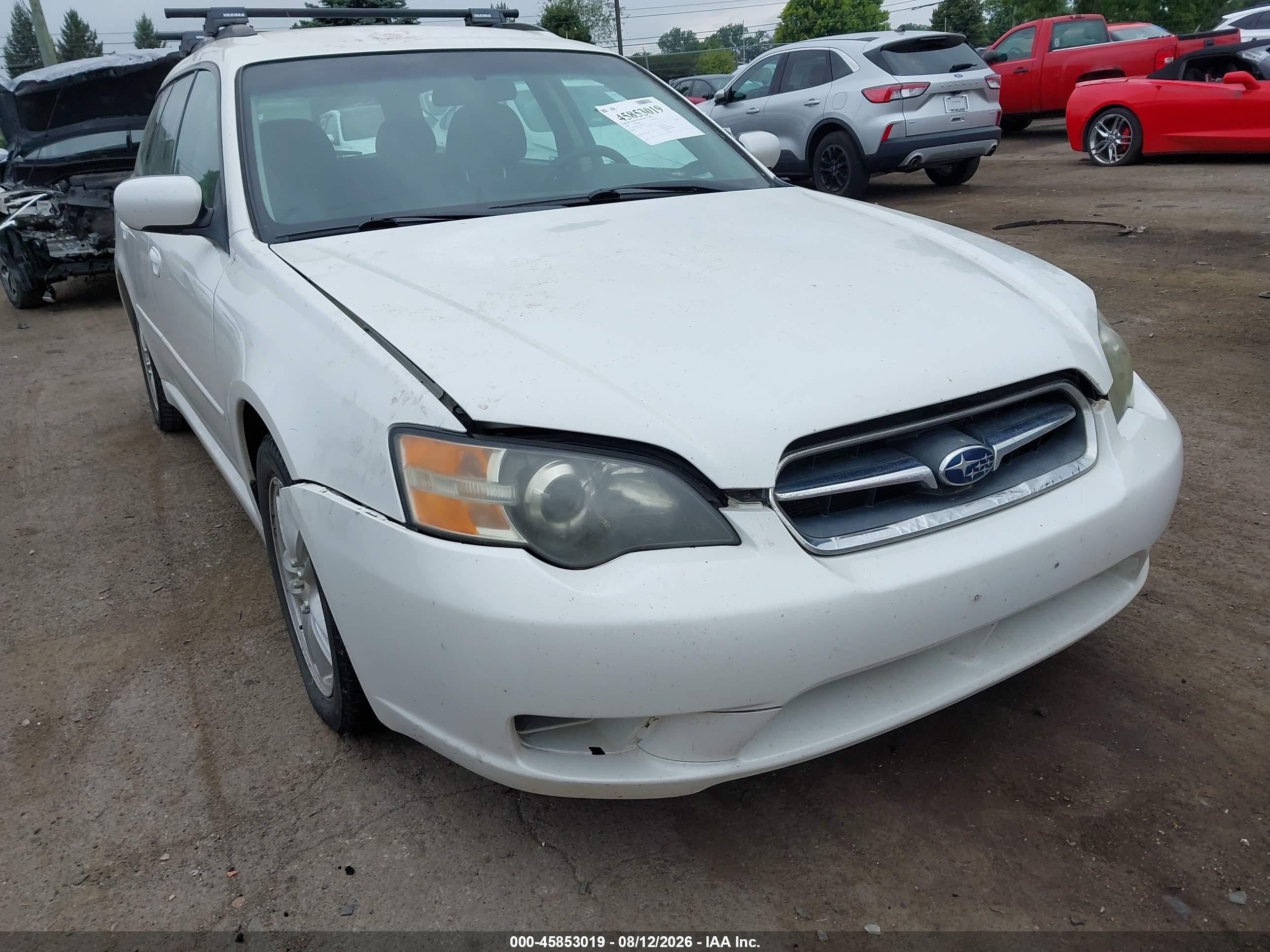 2005 Subaru Legacy 2.5i White vin: 4S3BP616056312267