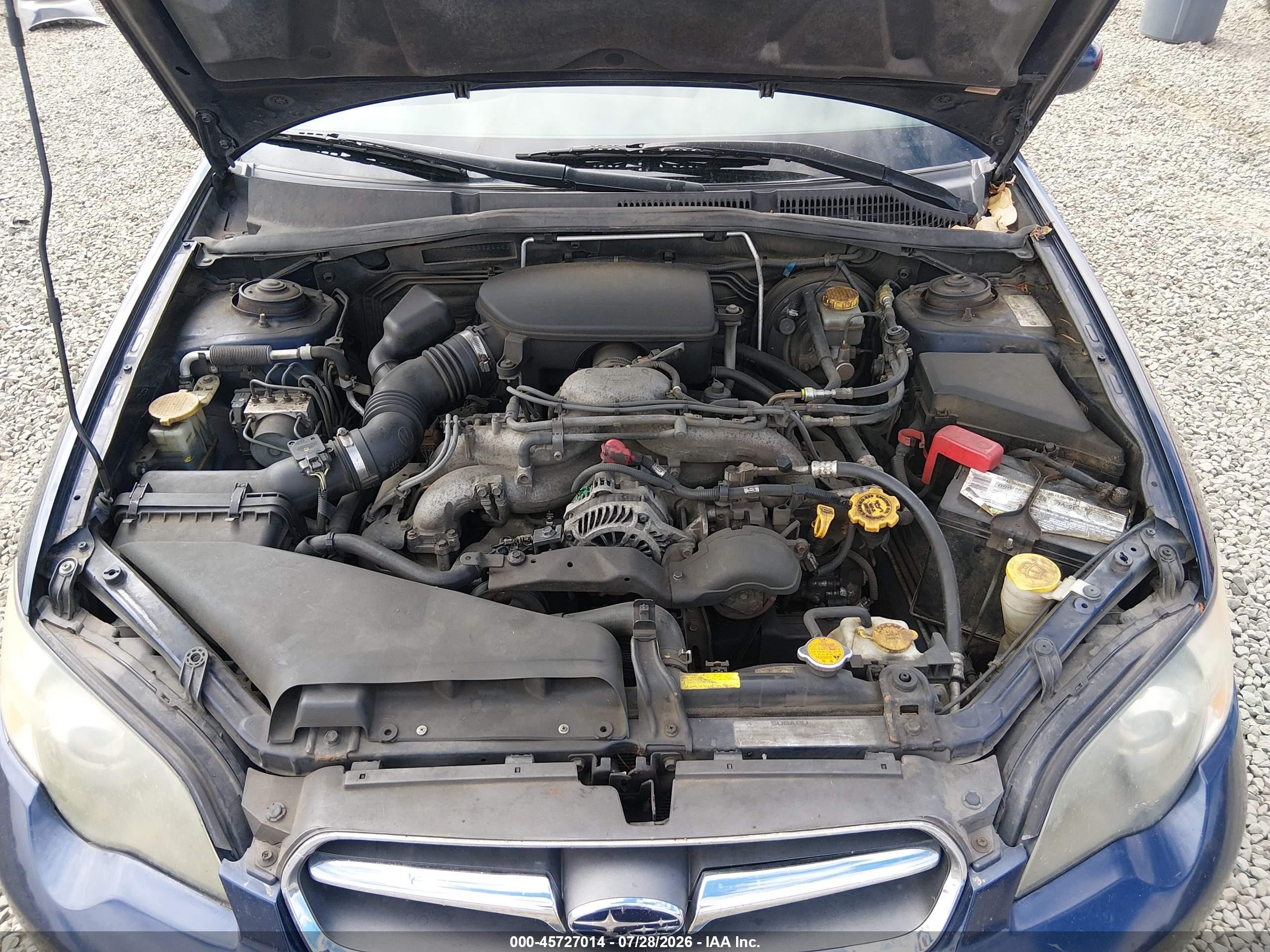 2005 Subaru Legacy 2.5i Blue vin: 4S3BP616057324462