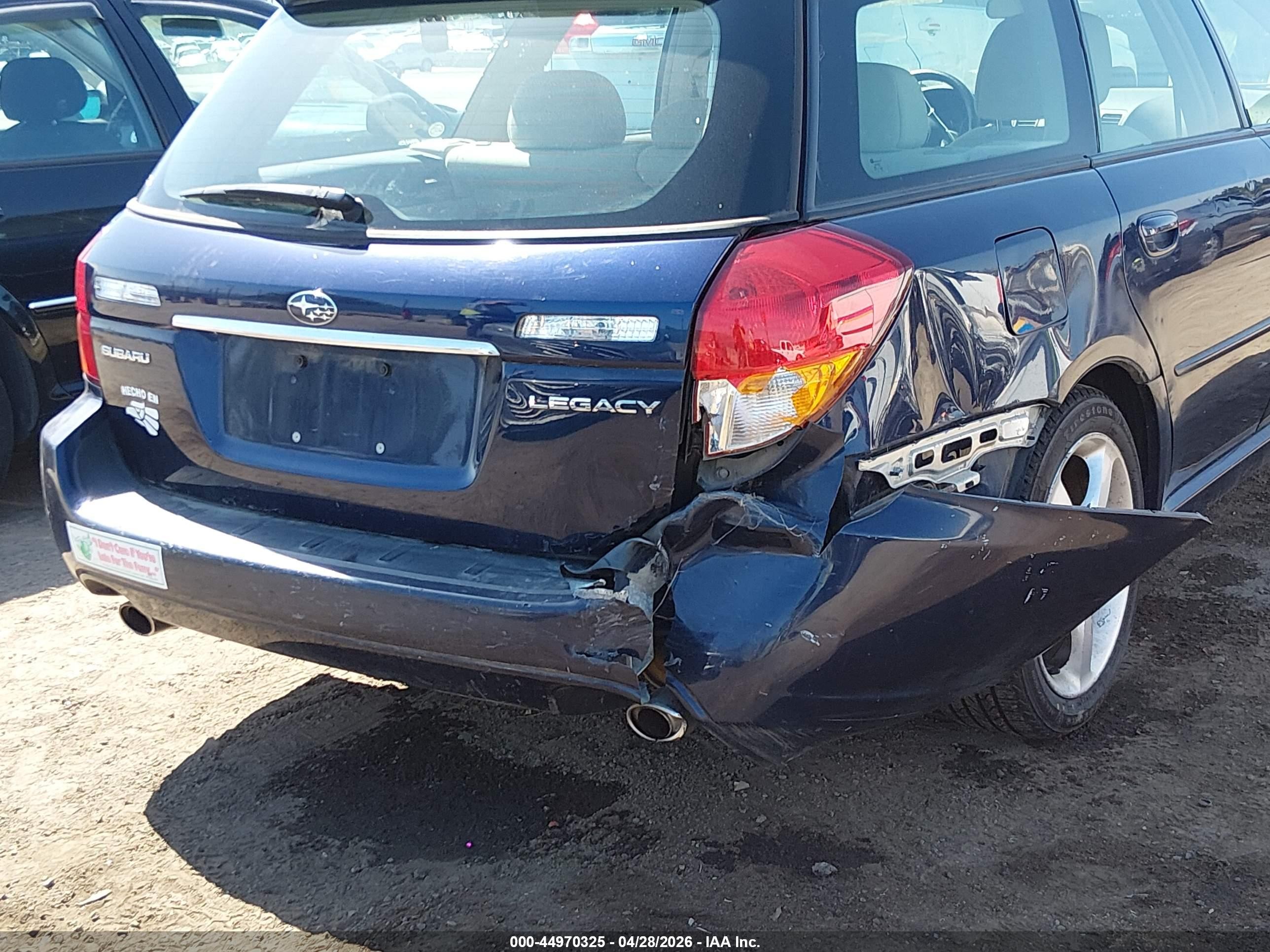 2007 Subaru Legacy 2.5i Синий vin: 4S3BP616377319811
