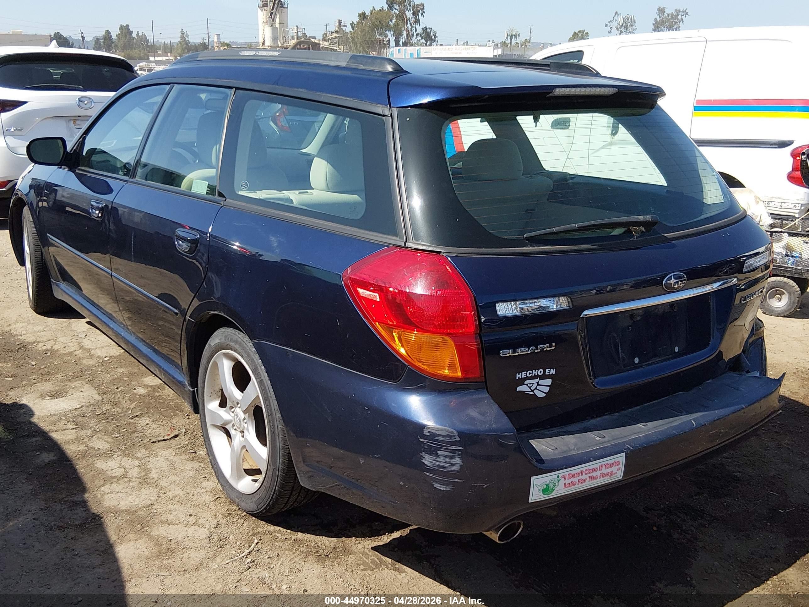 2007 Subaru Legacy 2.5i Синий vin: 4S3BP616377319811