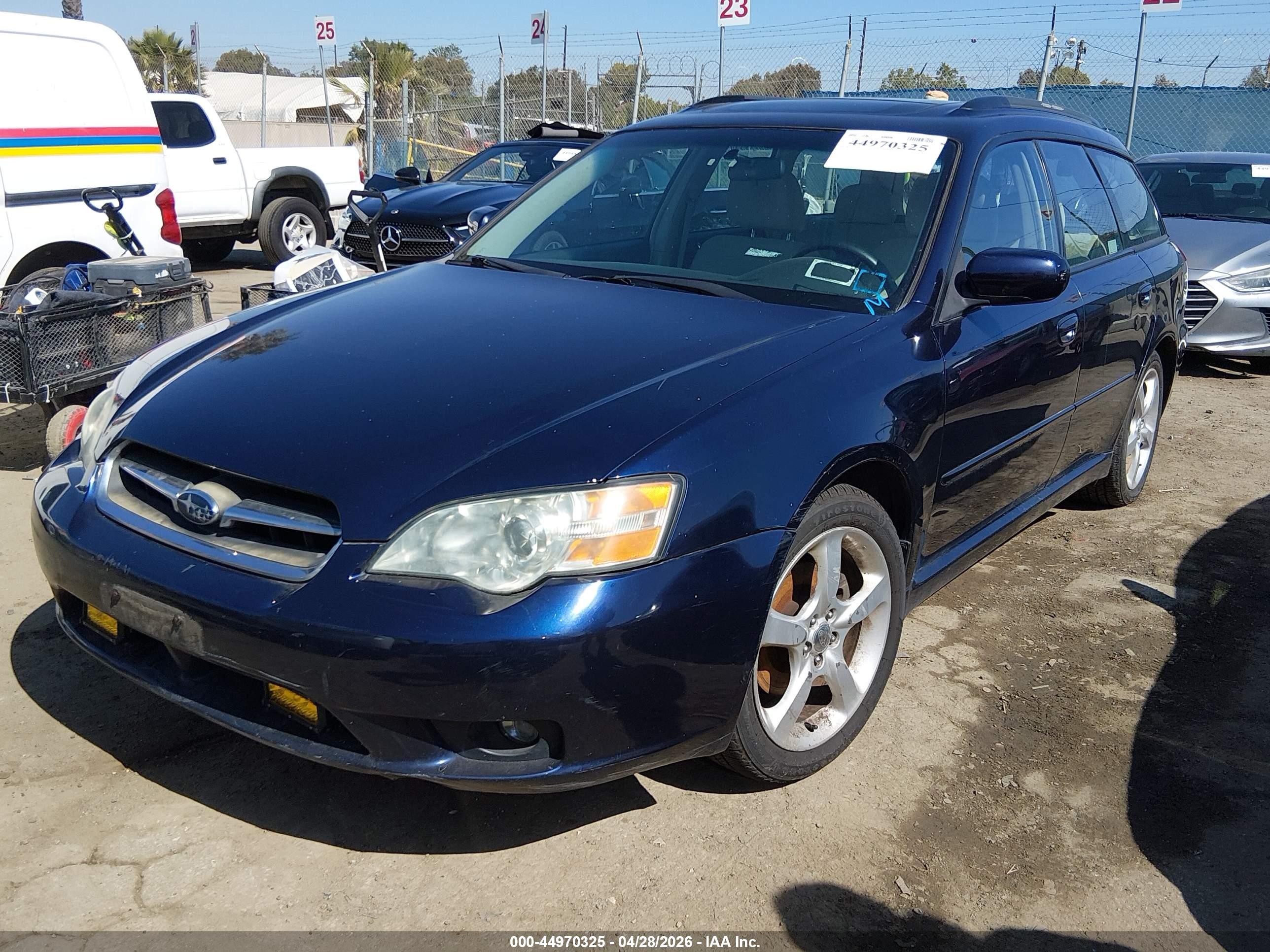 2007 Subaru Legacy 2.5i Синий vin: 4S3BP616377319811