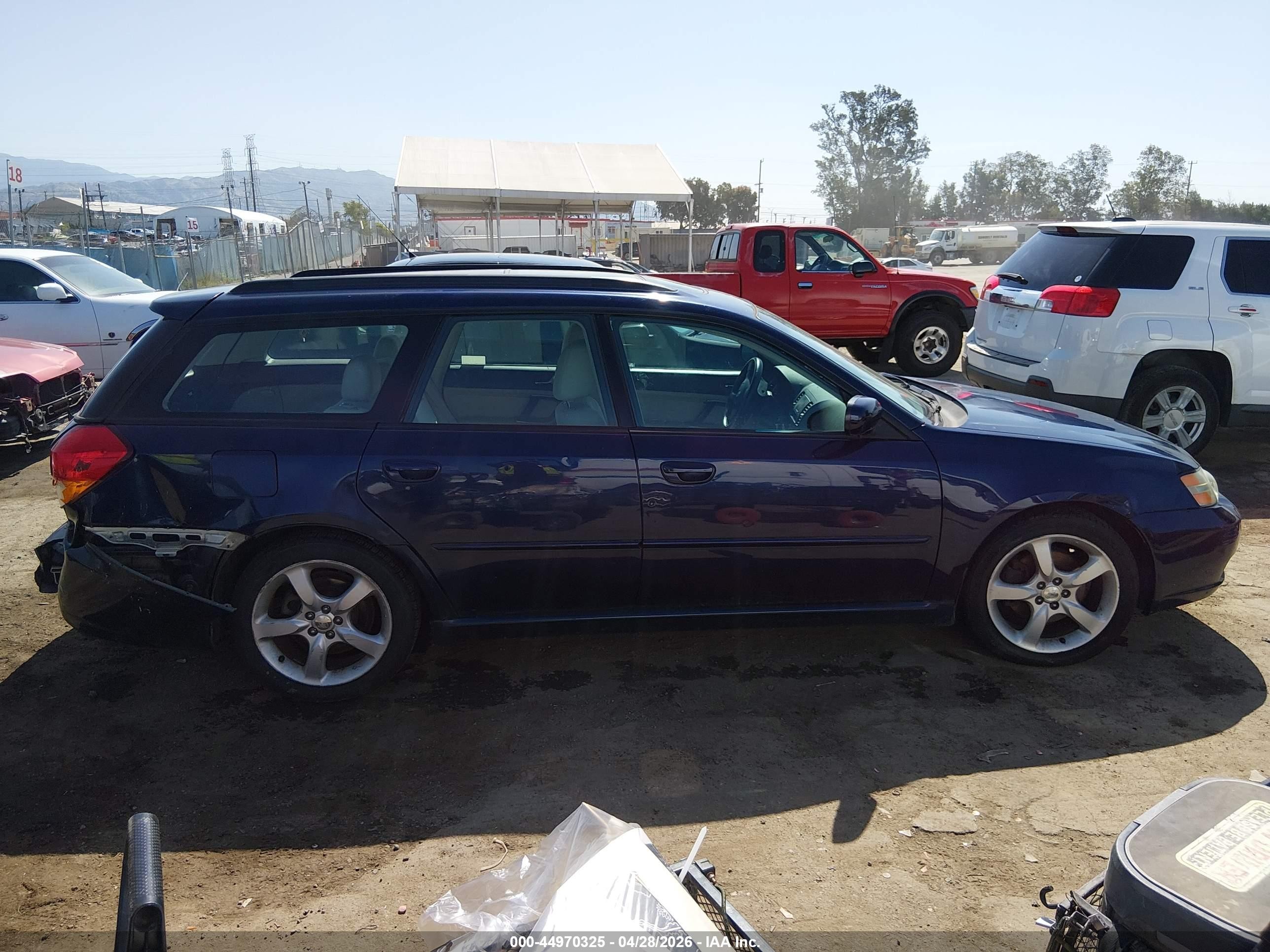 2007 Subaru Legacy 2.5i Синий vin: 4S3BP616377319811