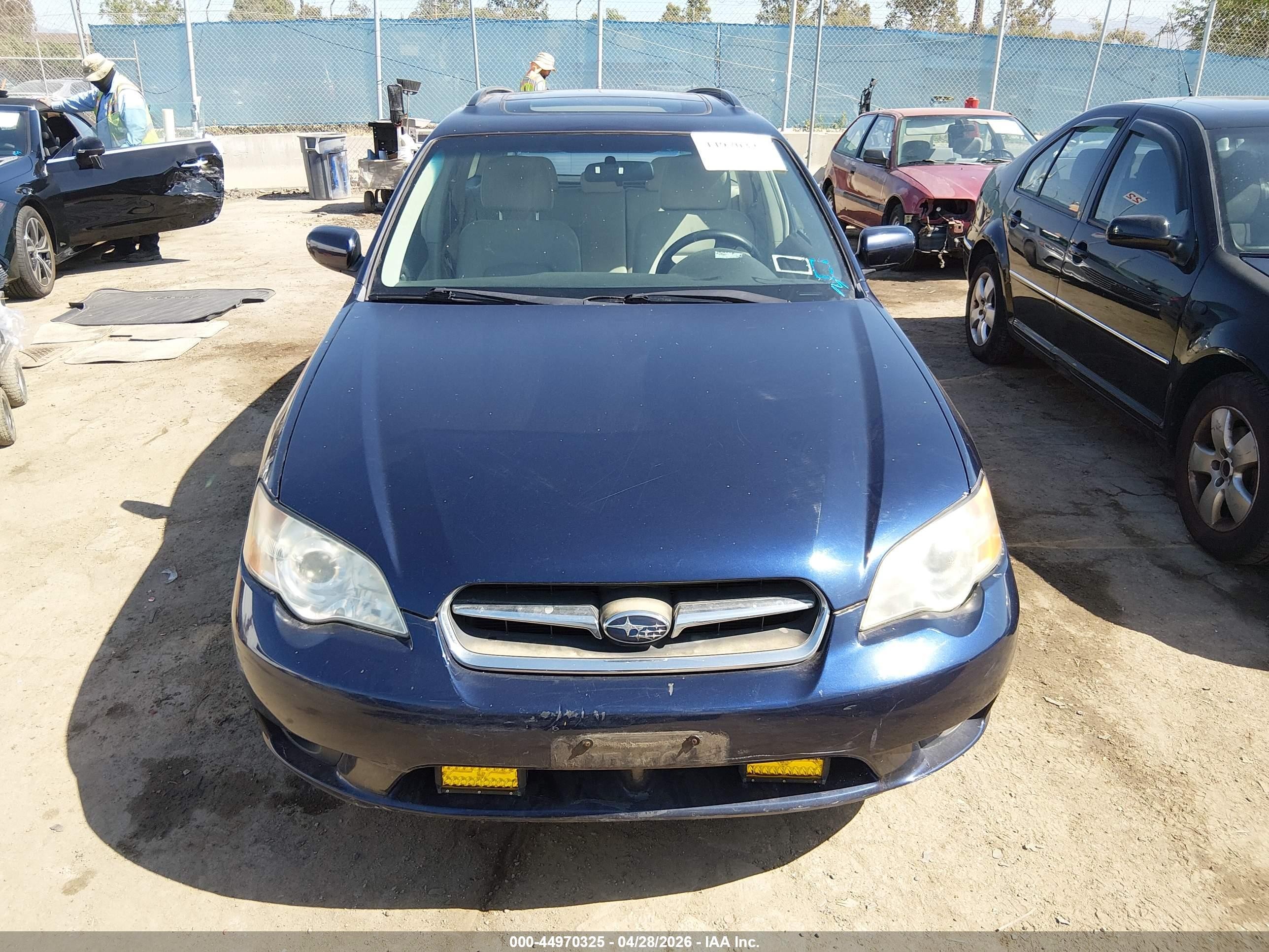 2007 Subaru Legacy 2.5i Синий vin: 4S3BP616377319811