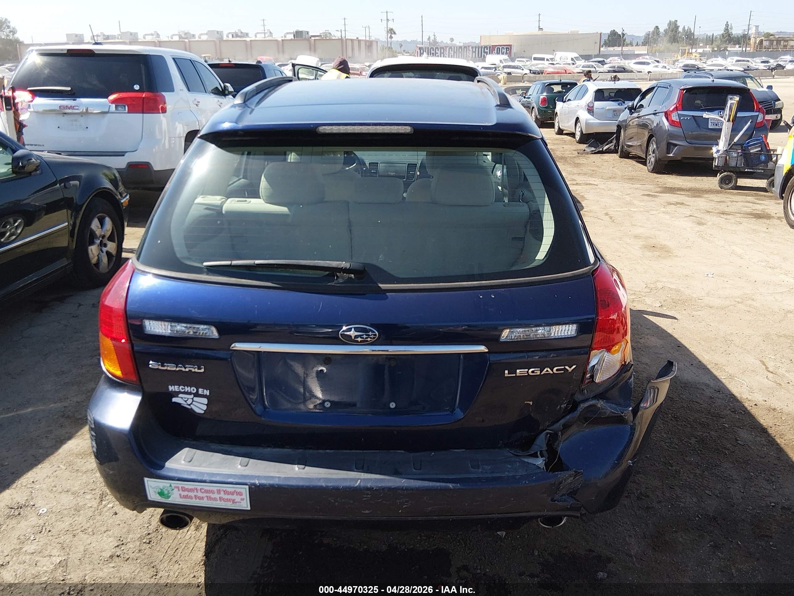 2007 Subaru Legacy 2.5i Синий vin: 4S3BP616377319811