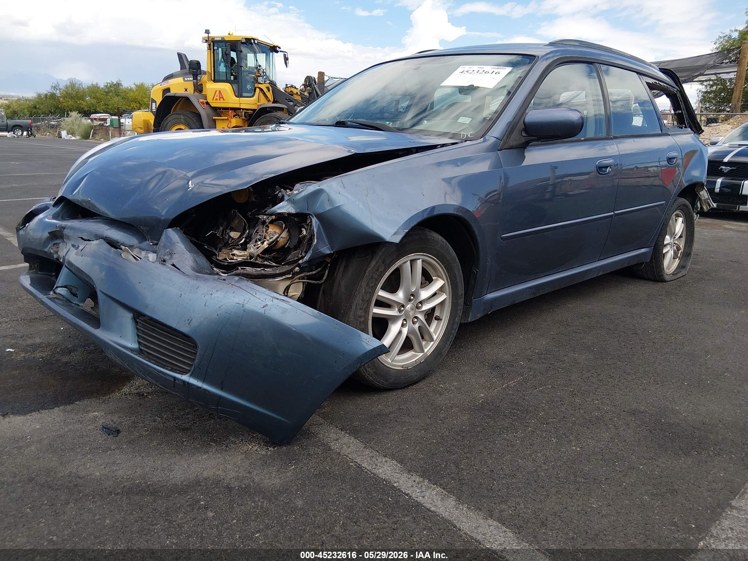 2005 Subaru Legacy 2.5i Blue vin: 4S3BP616456390129