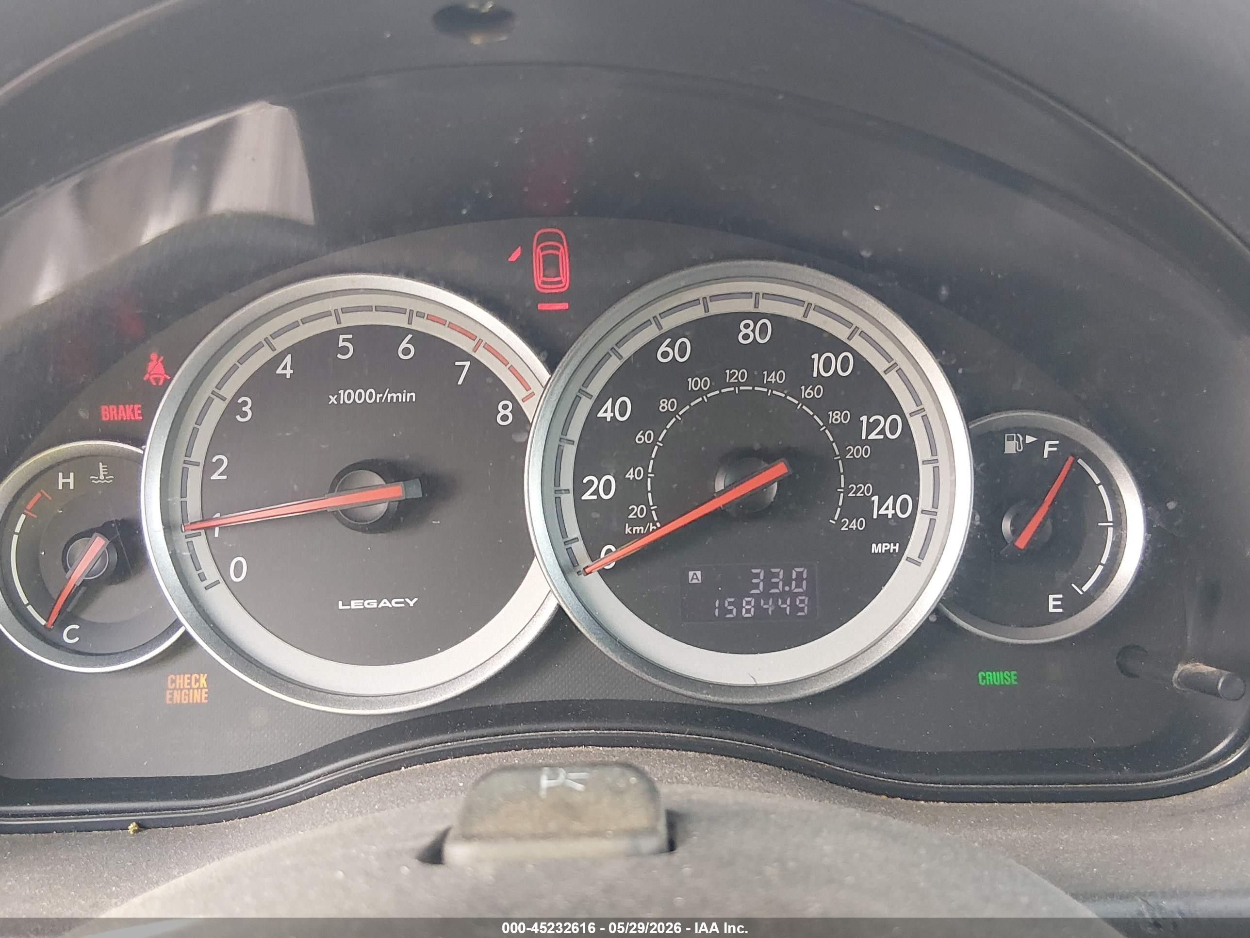 2005 Subaru Legacy 2.5i Blue vin: 4S3BP616456390129