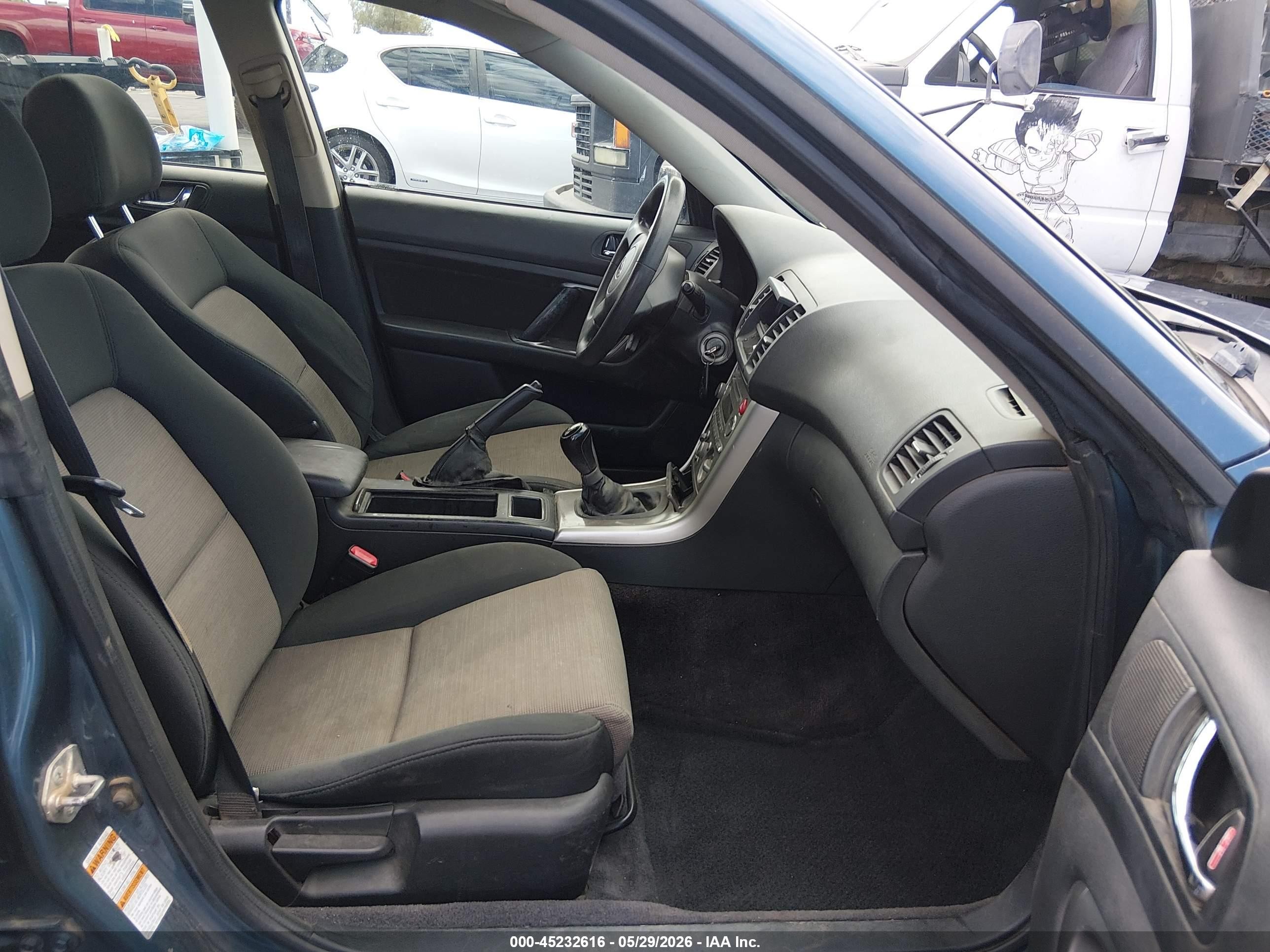 2005 Subaru Legacy 2.5i Blue vin: 4S3BP616456390129