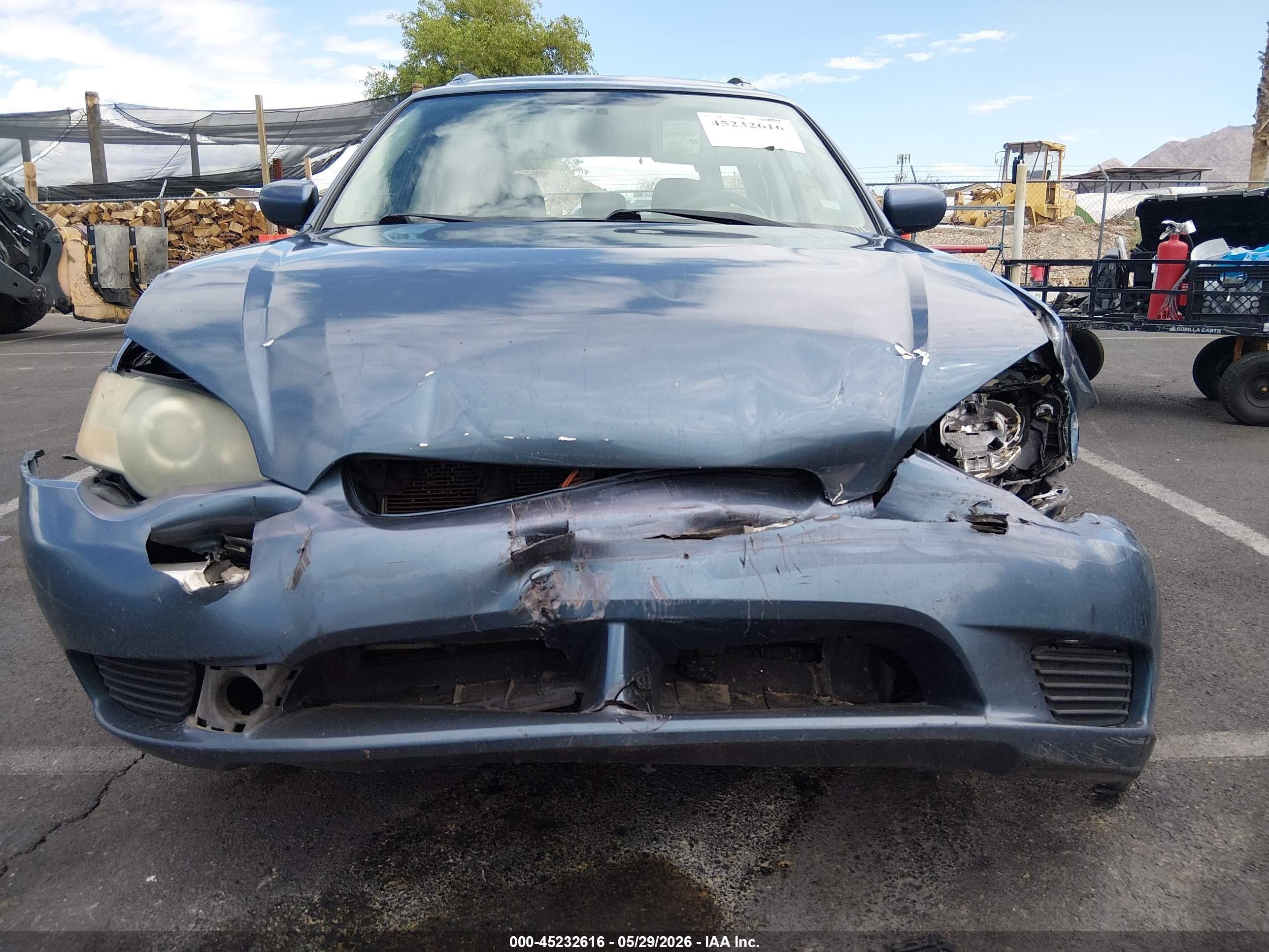 2005 Subaru Legacy 2.5i Blue vin: 4S3BP616456390129