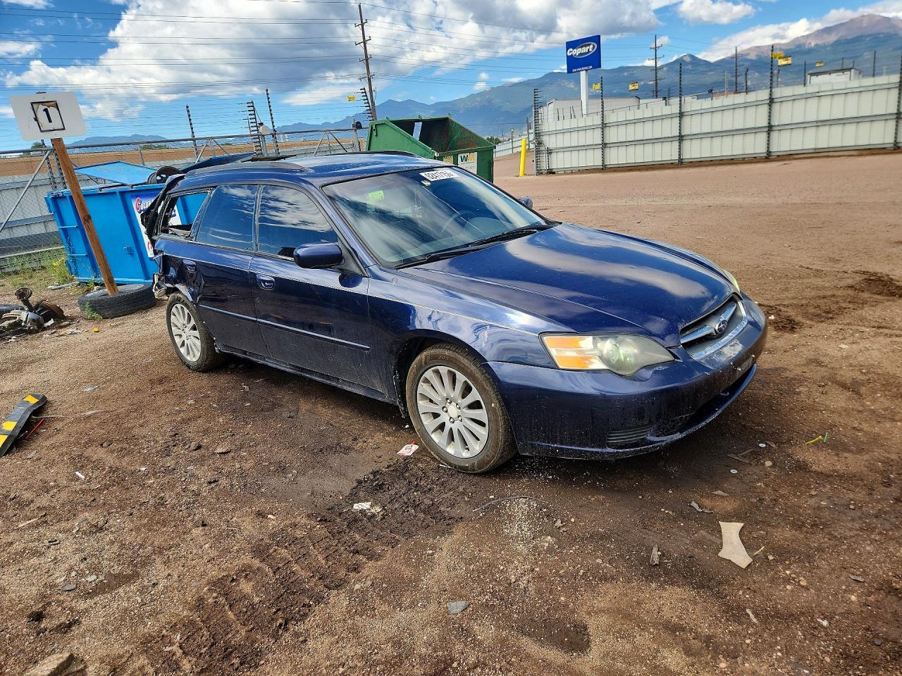 2005 Subaru Legacy 2.5i Blue vin: 4S3BP616657317323