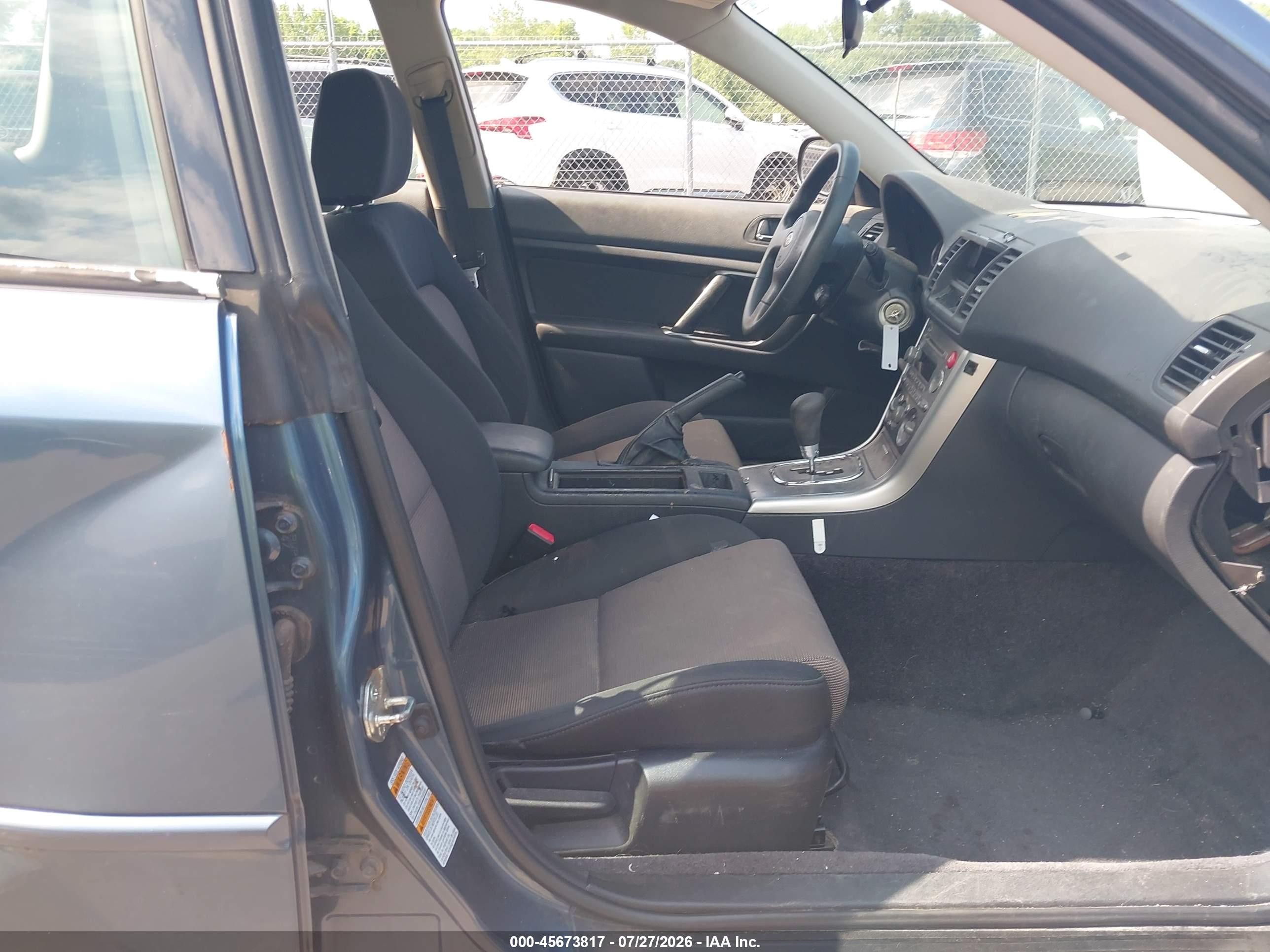 2005 Subaru Legacy 2.5i Blue vin: 4S3BP616657350418