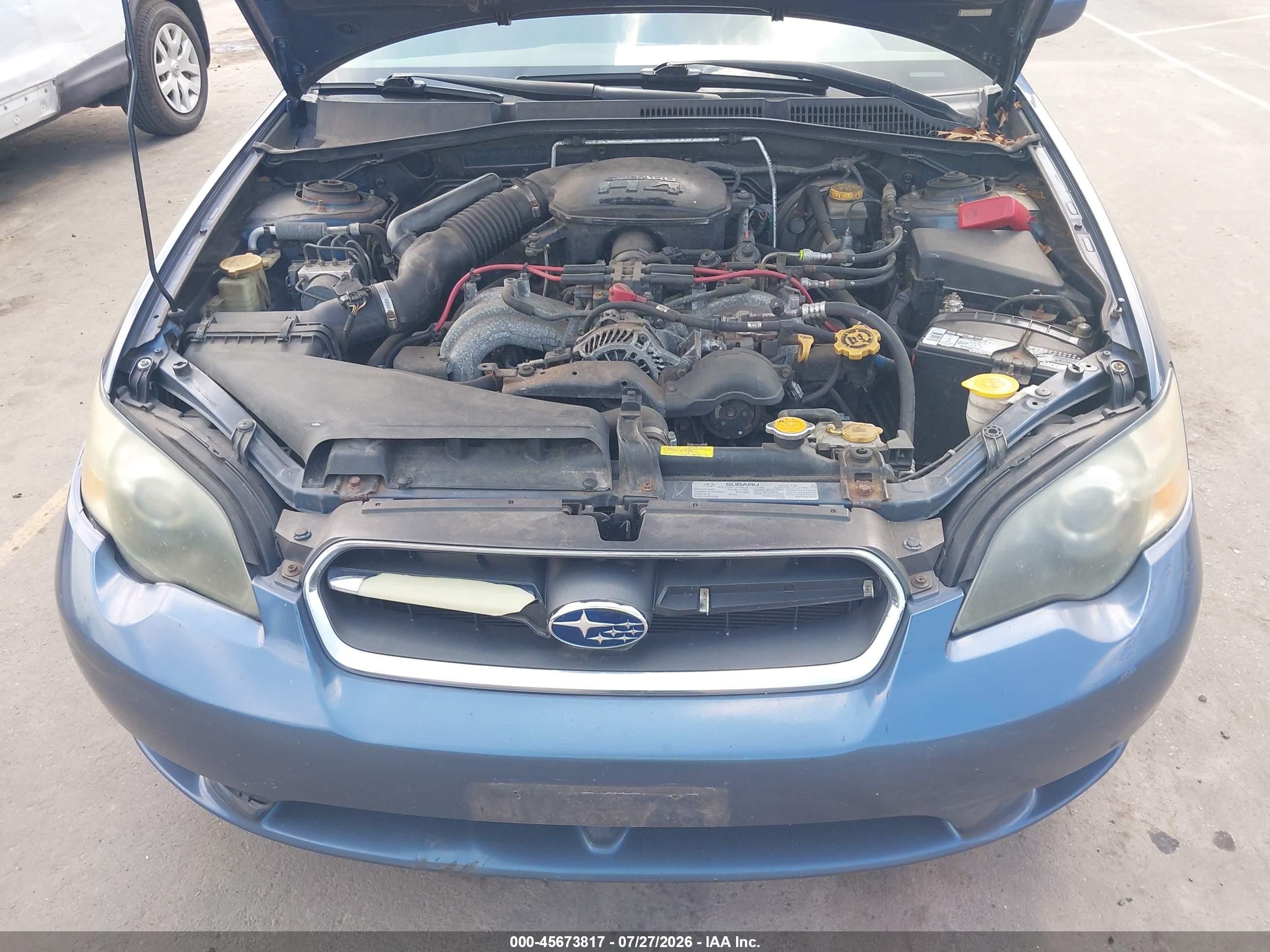 2005 Subaru Legacy 2.5i Blue vin: 4S3BP616657350418