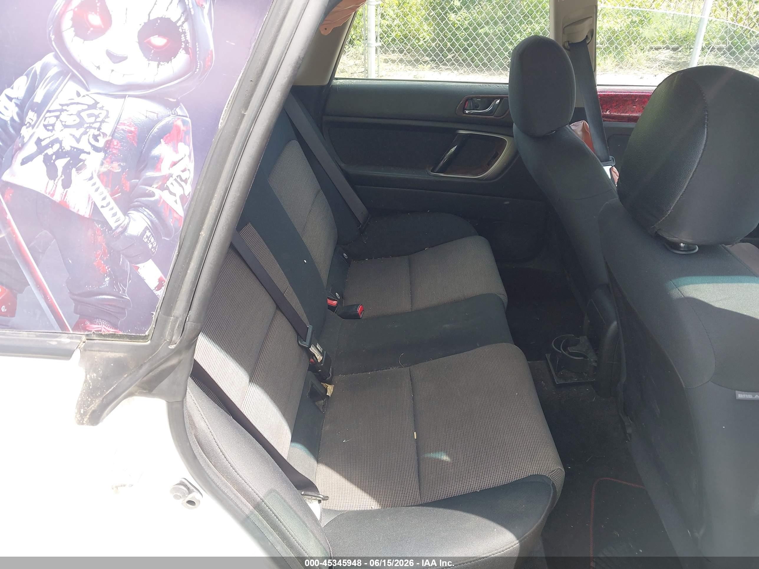 2005 Subaru Legacy 2.5i Белый vin: 4S3BP616857307960