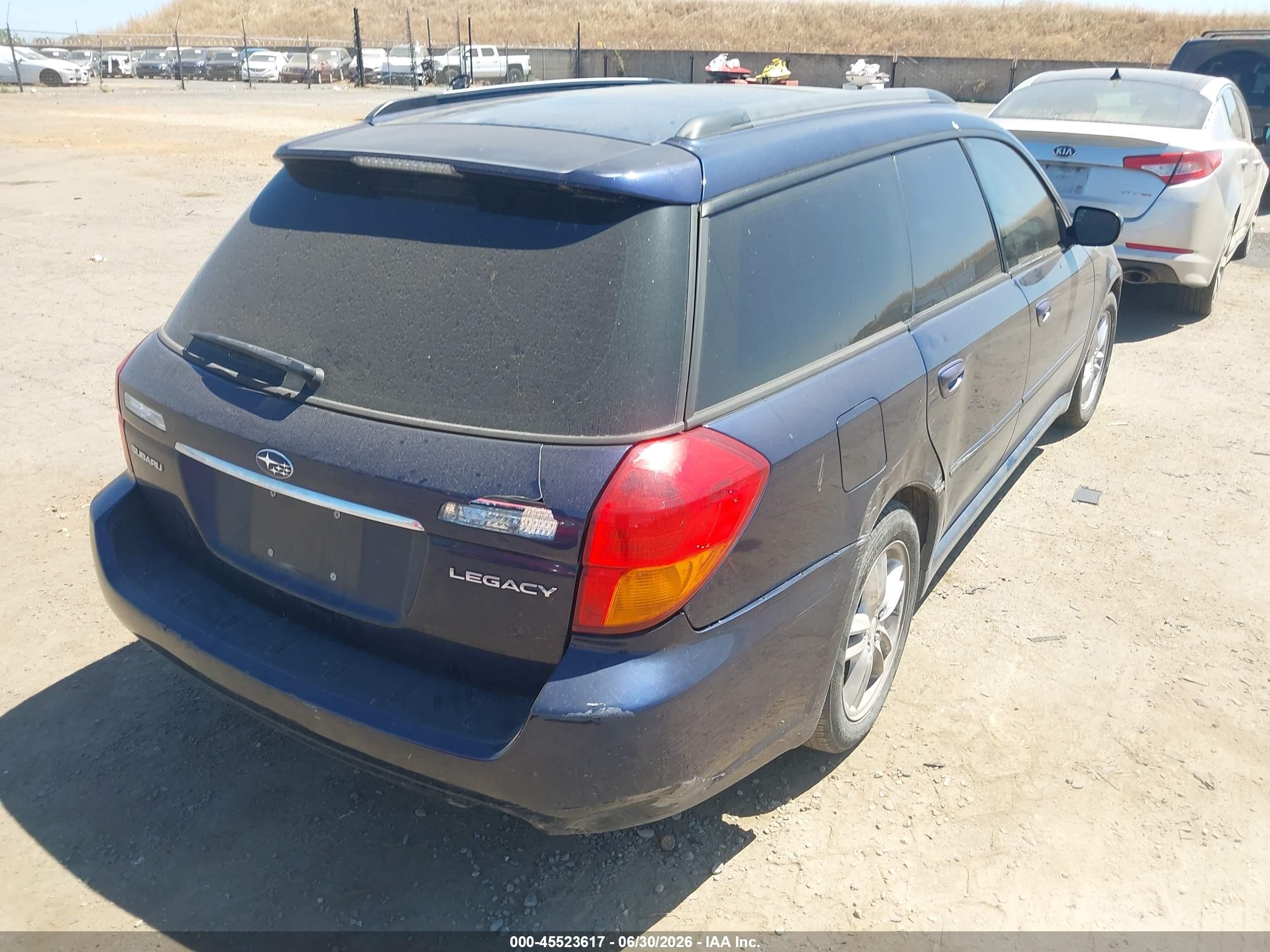 2005 Subaru Legacy 2.5i Limited Blue vin: 4S3BP626157308138