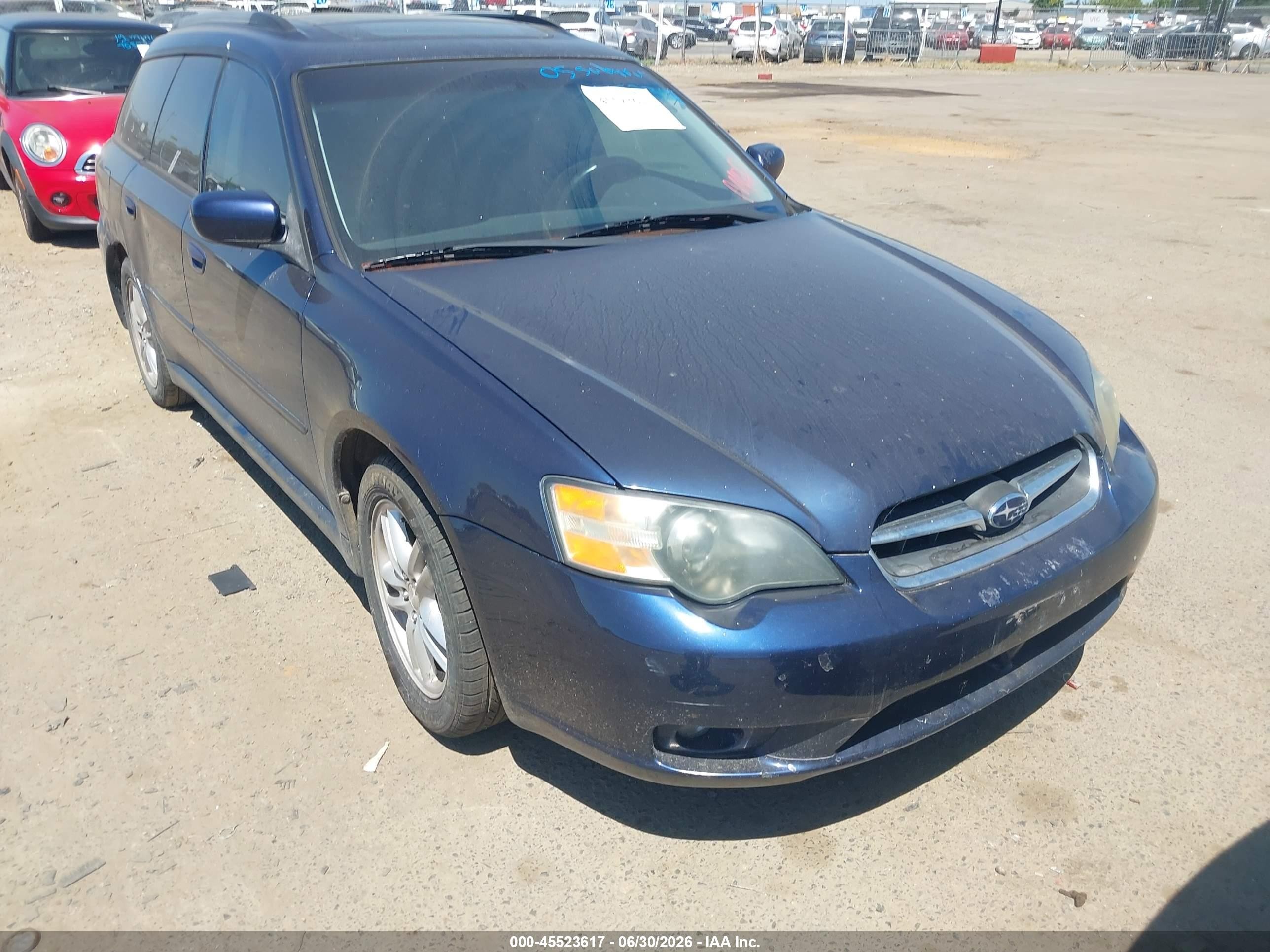 2005 Subaru Legacy 2.5i Limited Blue vin: 4S3BP626157308138