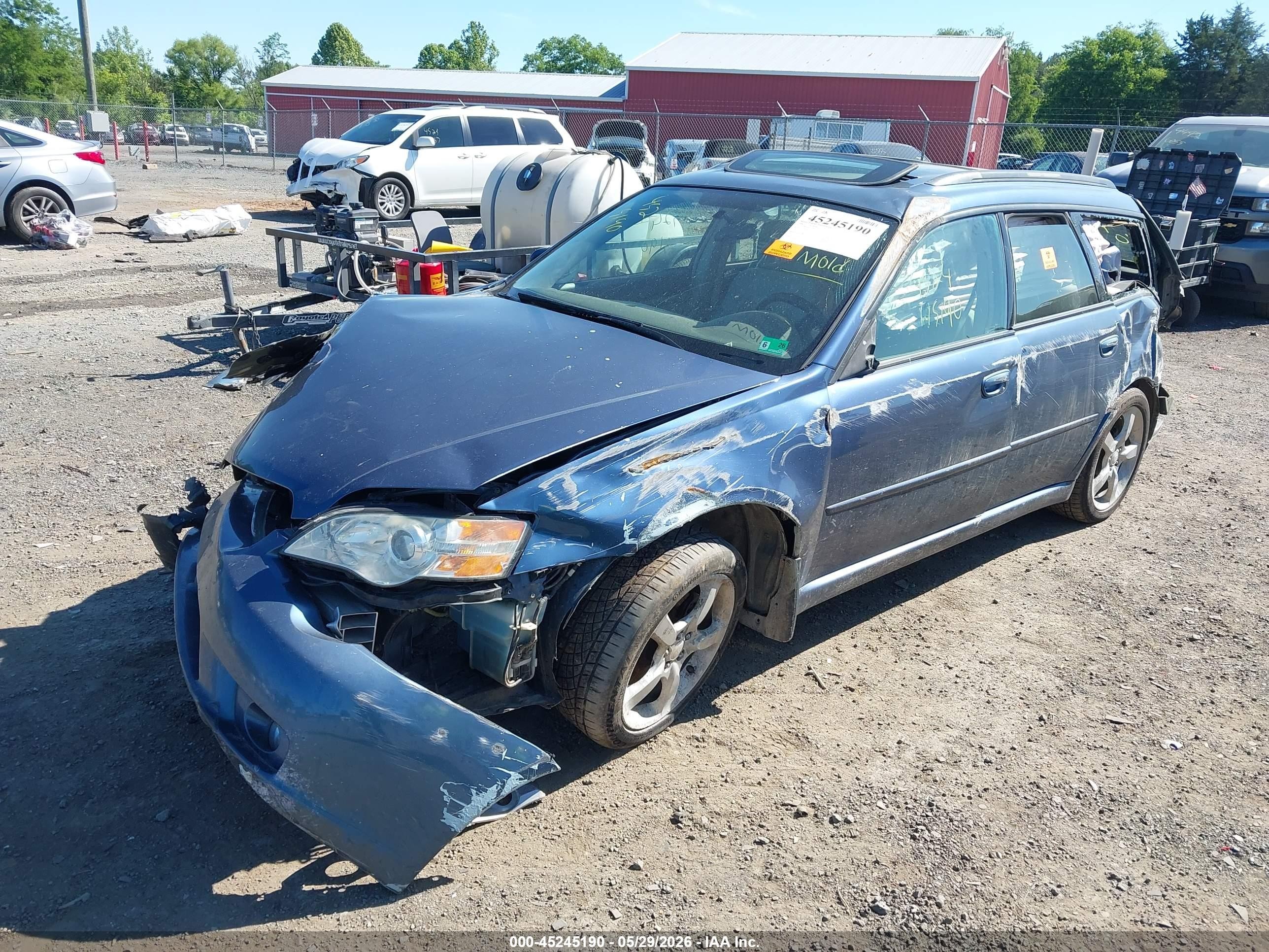 2006 Subaru Legacy 2.5i/2.5i Limited Blue vin: 4S3BP626367329462