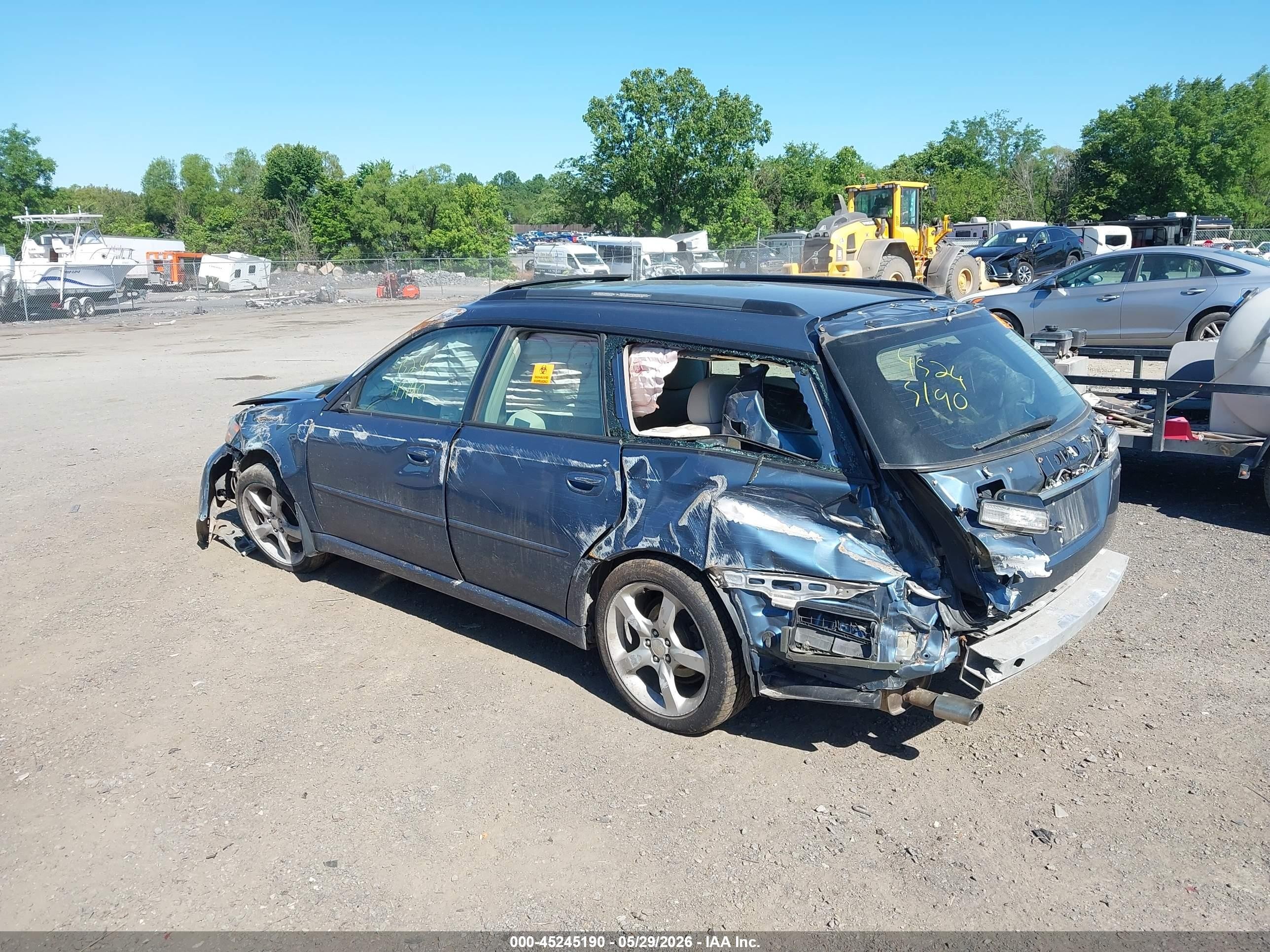 2006 Subaru Legacy 2.5i/2.5i Limited Blue vin: 4S3BP626367329462