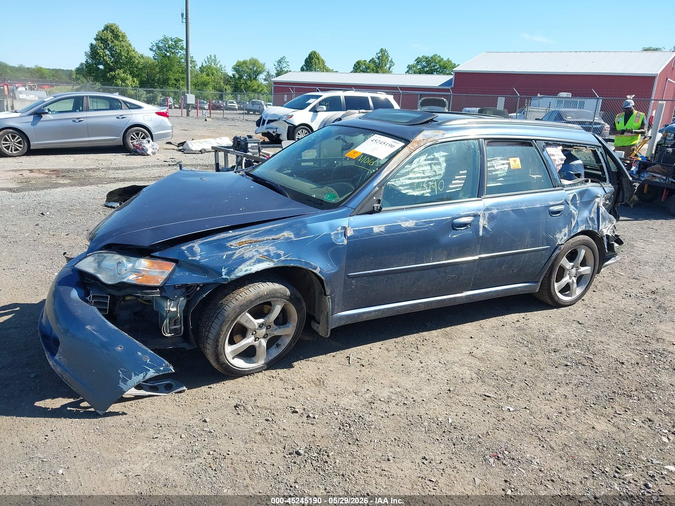 2006 Subaru Legacy 2.5i/2.5i Limited Blue vin: 4S3BP626367329462