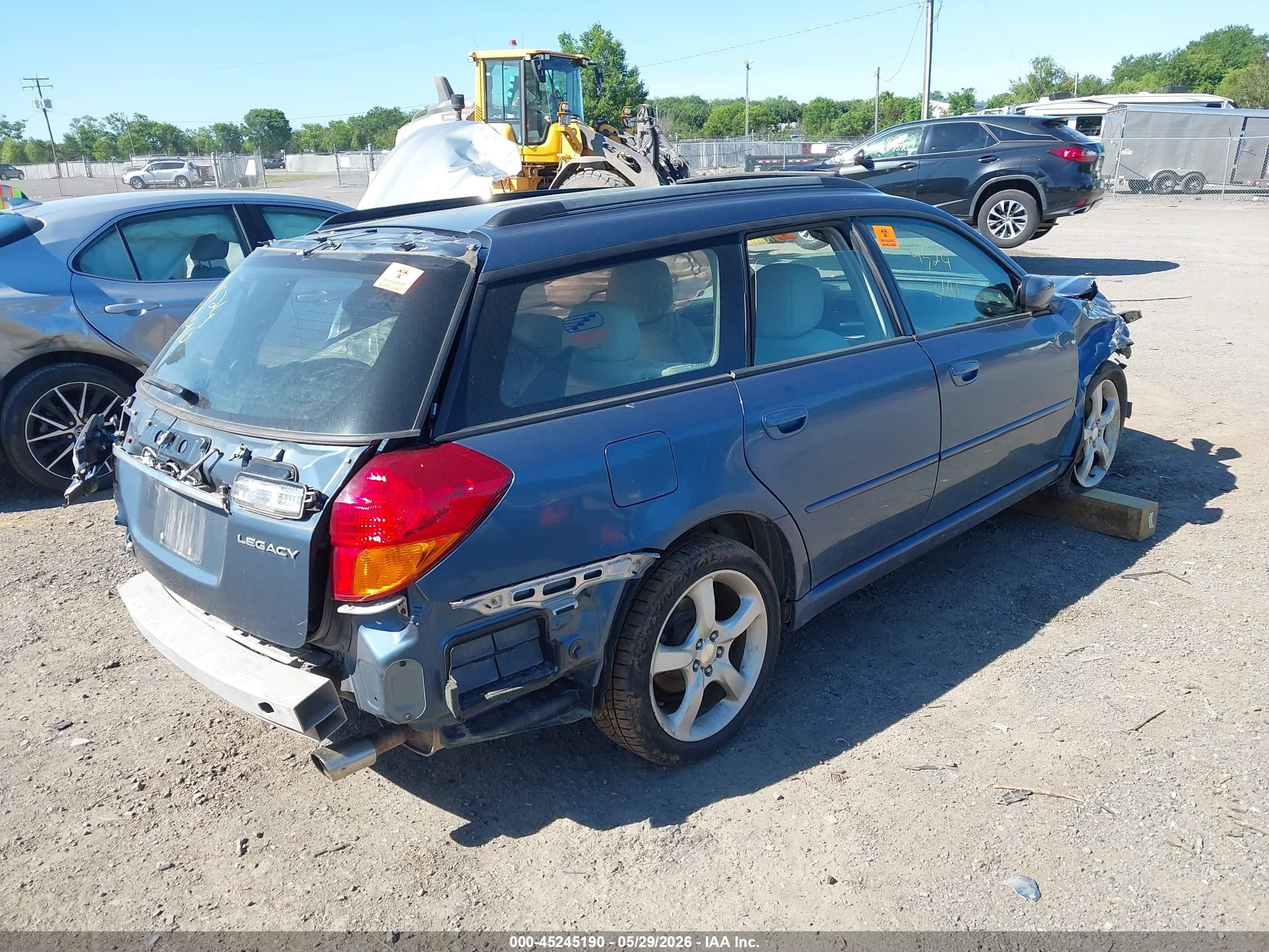 2006 Subaru Legacy 2.5i/2.5i Limited Blue vin: 4S3BP626367329462