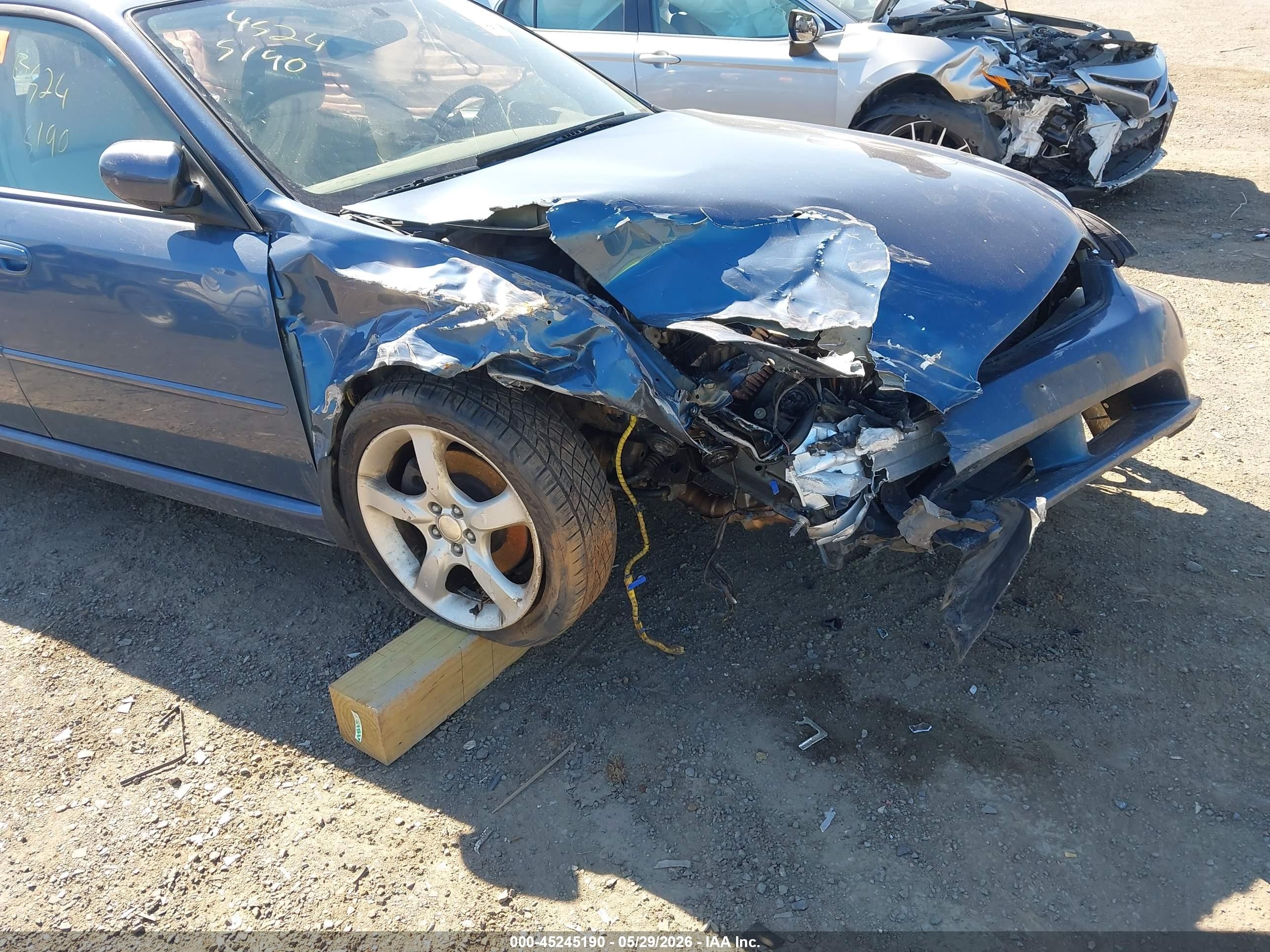 2006 Subaru Legacy 2.5i/2.5i Limited Blue vin: 4S3BP626367329462