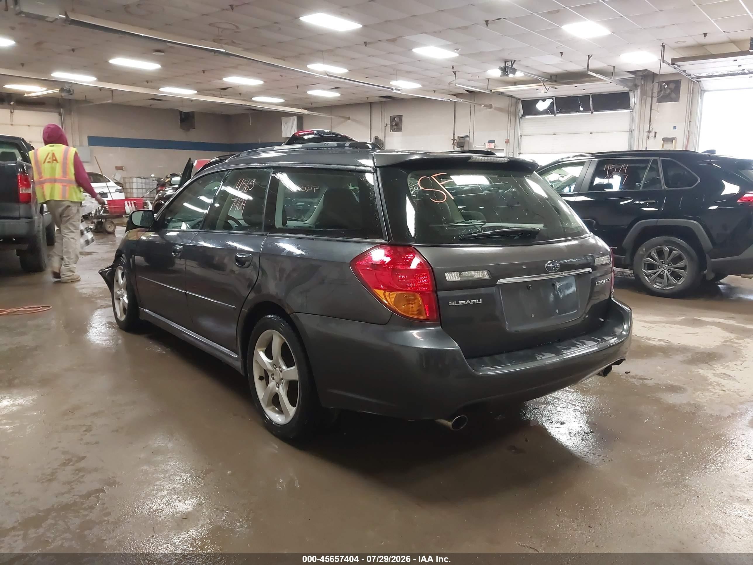 2007 Subaru Legacy 2.5i Gray vin: 4S3BP626977304731