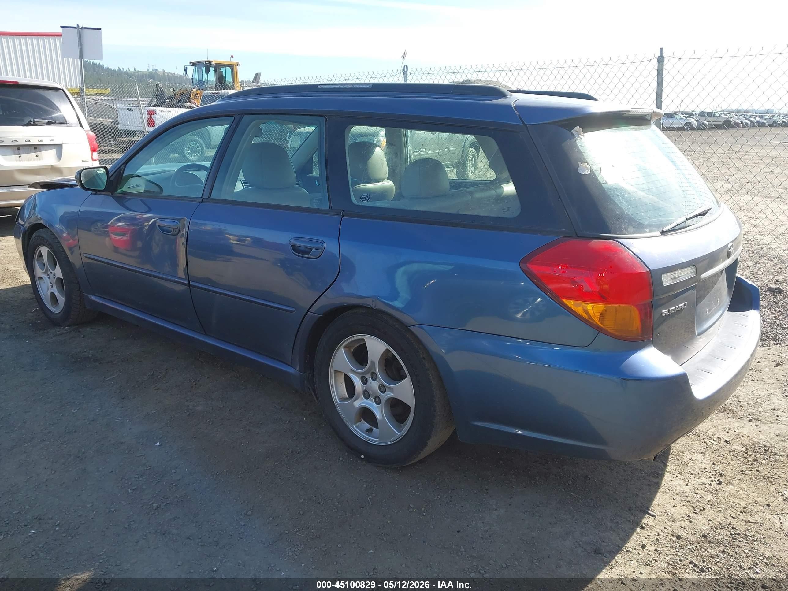 2006 Subaru Legacy 2.5i/2.5i Limited Blue vin: 4S3BP626X67315428