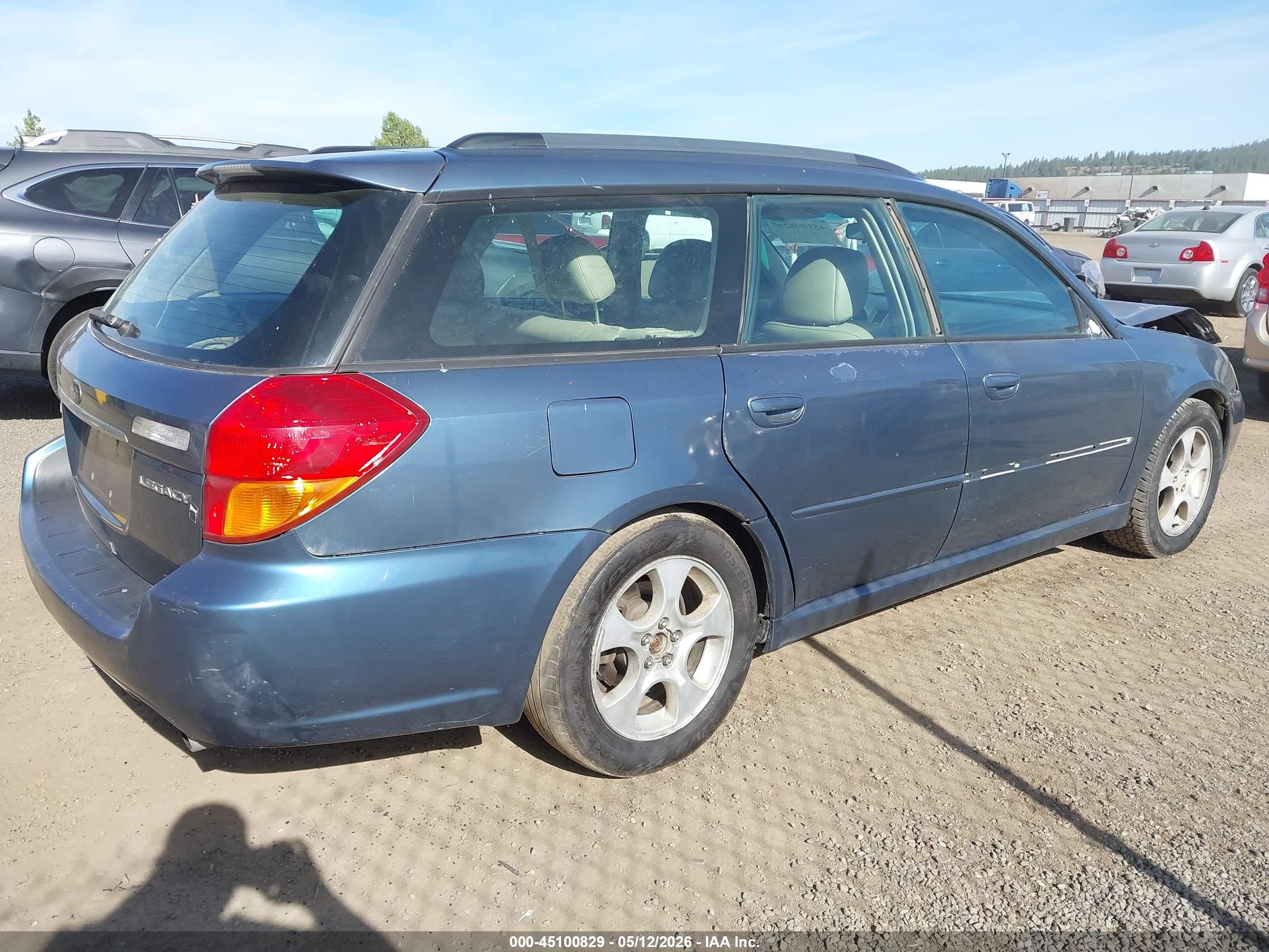 2006 Subaru Legacy 2.5i/2.5i Limited Blue vin: 4S3BP626X67315428
