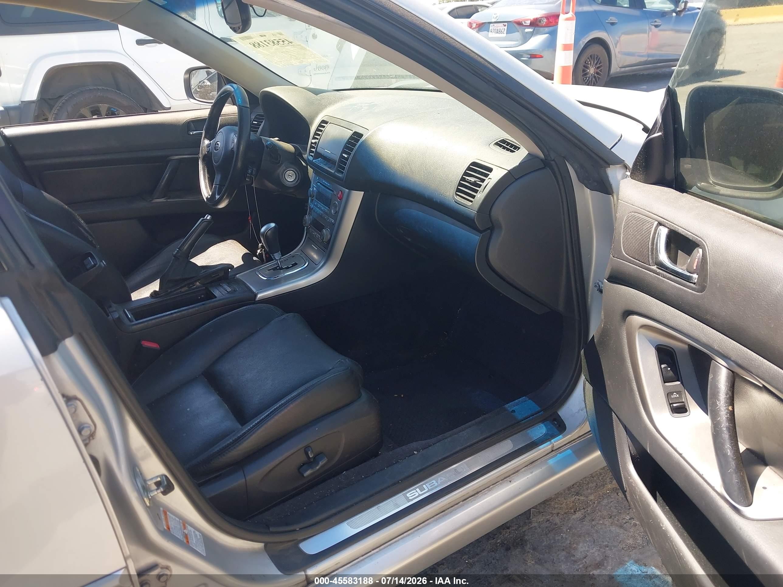 2005 Subaru Legacy 2.5gt Limited Серый vin: 4S3BP676X54314126