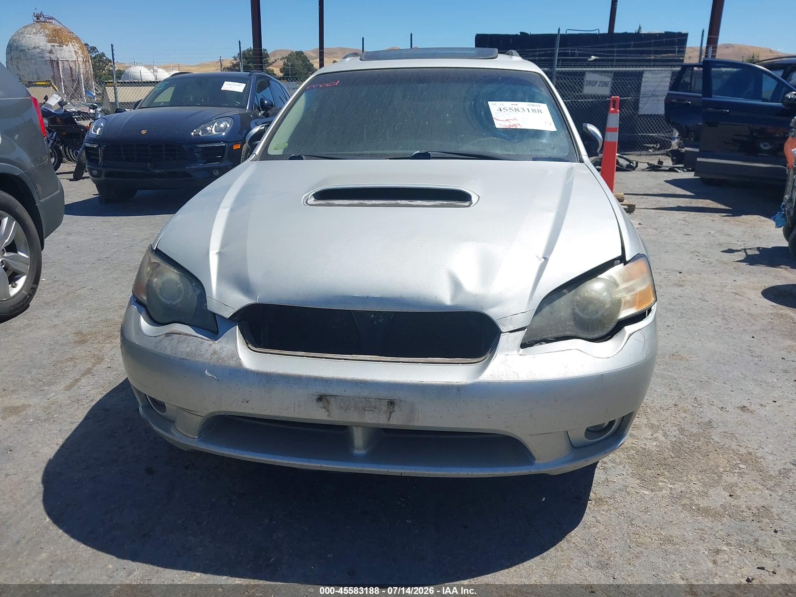2005 Subaru Legacy 2.5gt Limited Серый vin: 4S3BP676X54314126