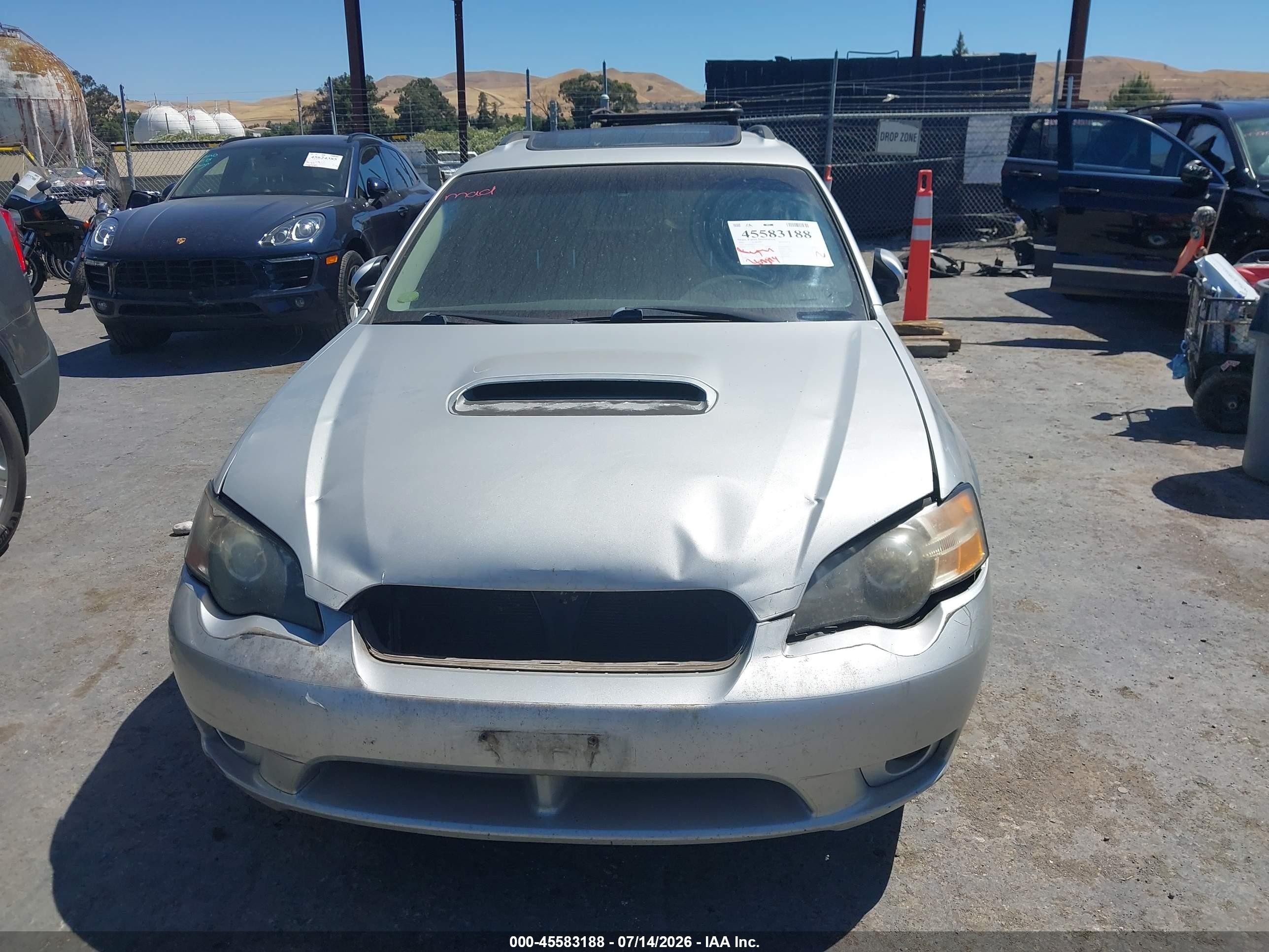 2005 Subaru Legacy 2.5gt Limited Серый vin: 4S3BP676X54314126