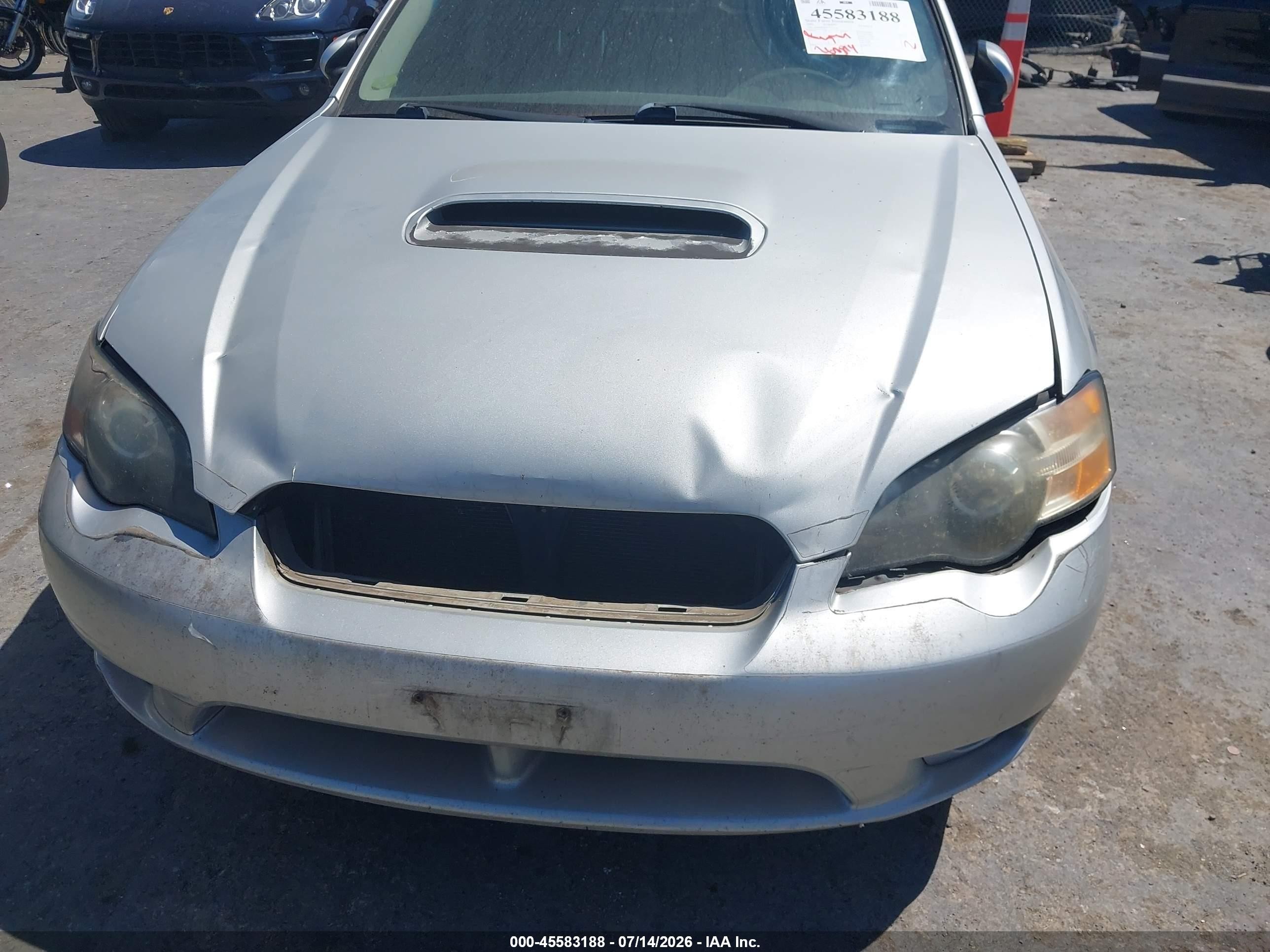 2005 Subaru Legacy 2.5gt Limited Серый vin: 4S3BP676X54314126