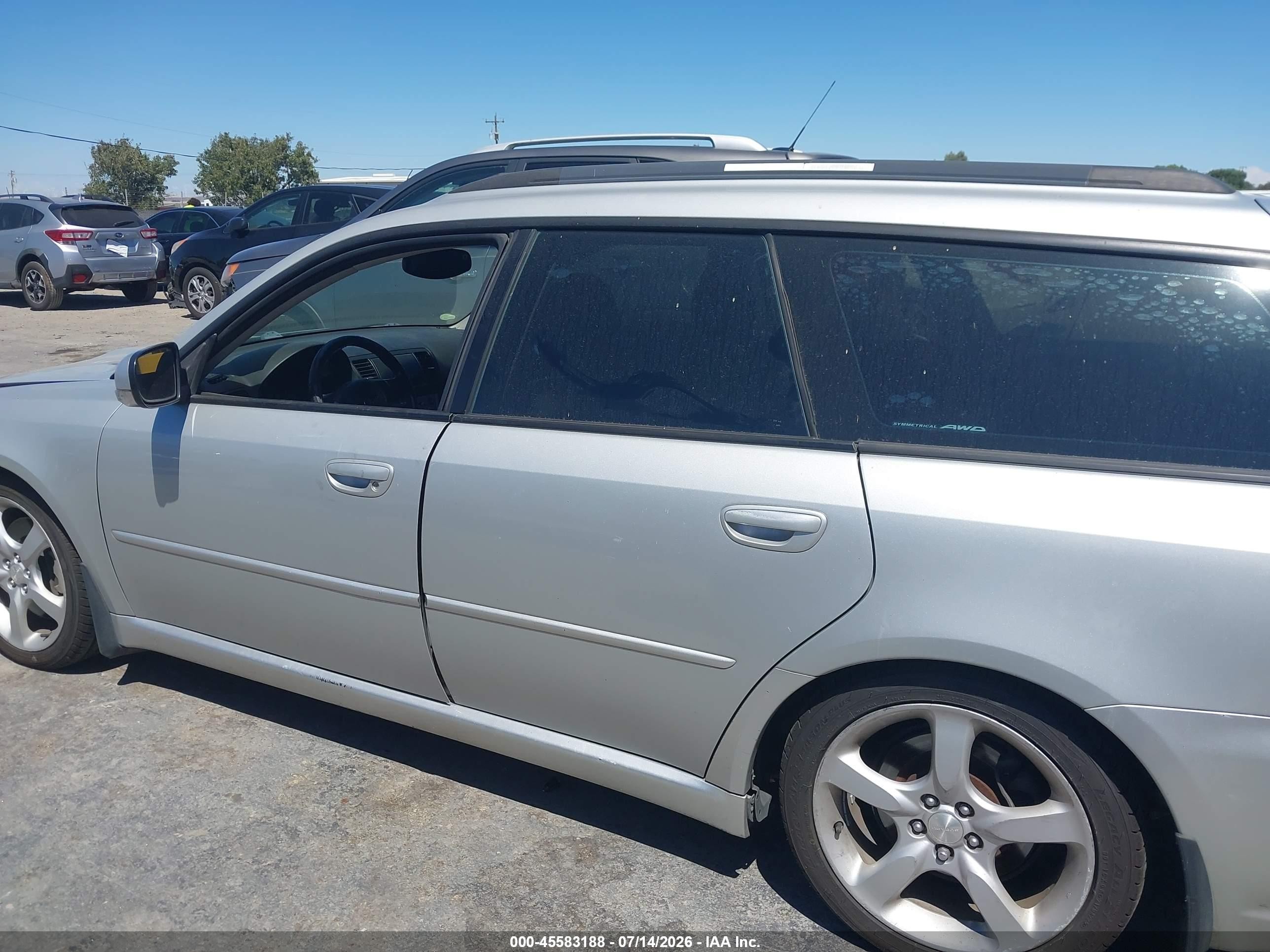 2005 Subaru Legacy 2.5gt Limited Серый vin: 4S3BP676X54314126