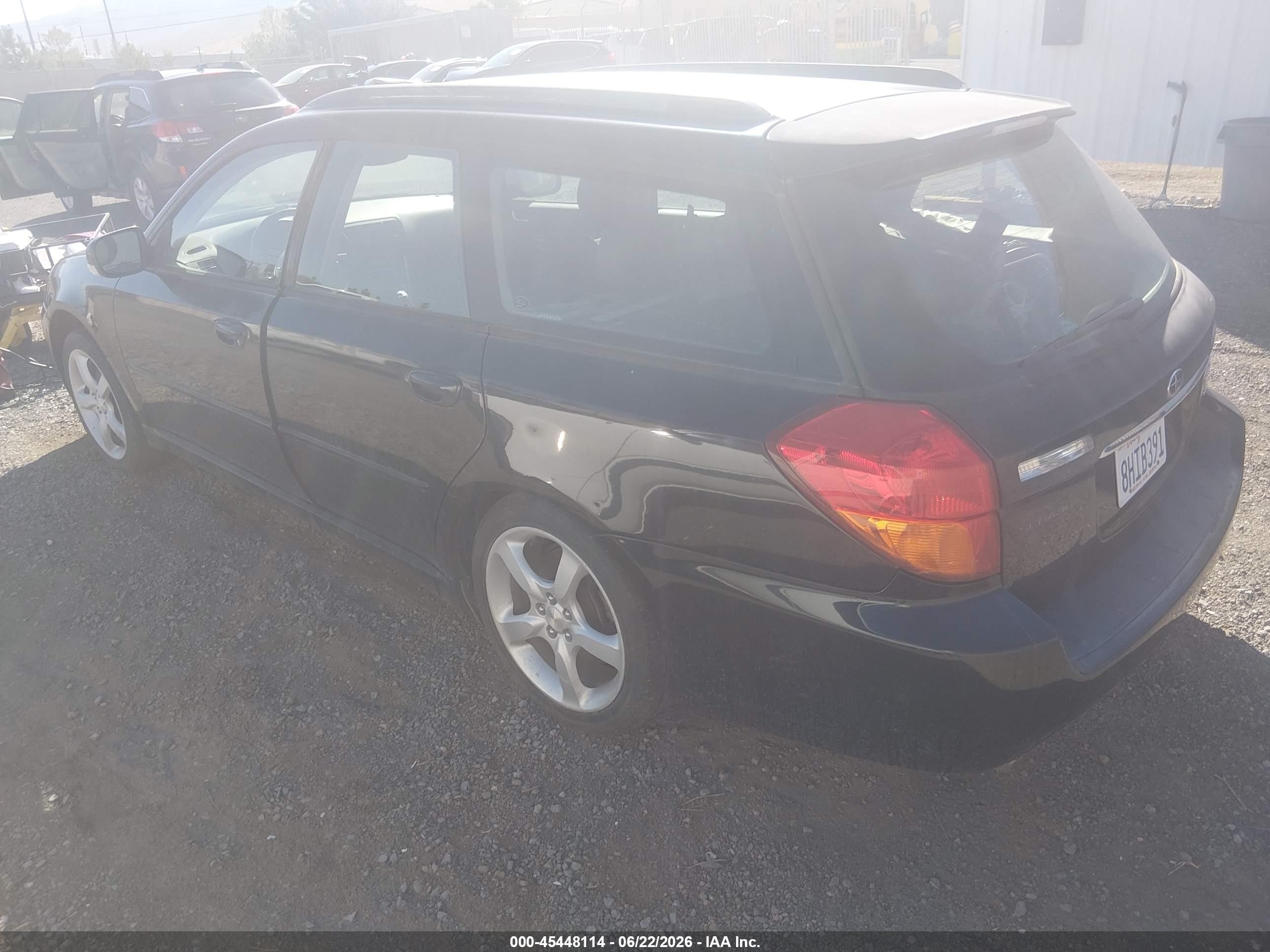 2005 Subaru Legacy 2.5gt Black vin: 4S3BP686254317617