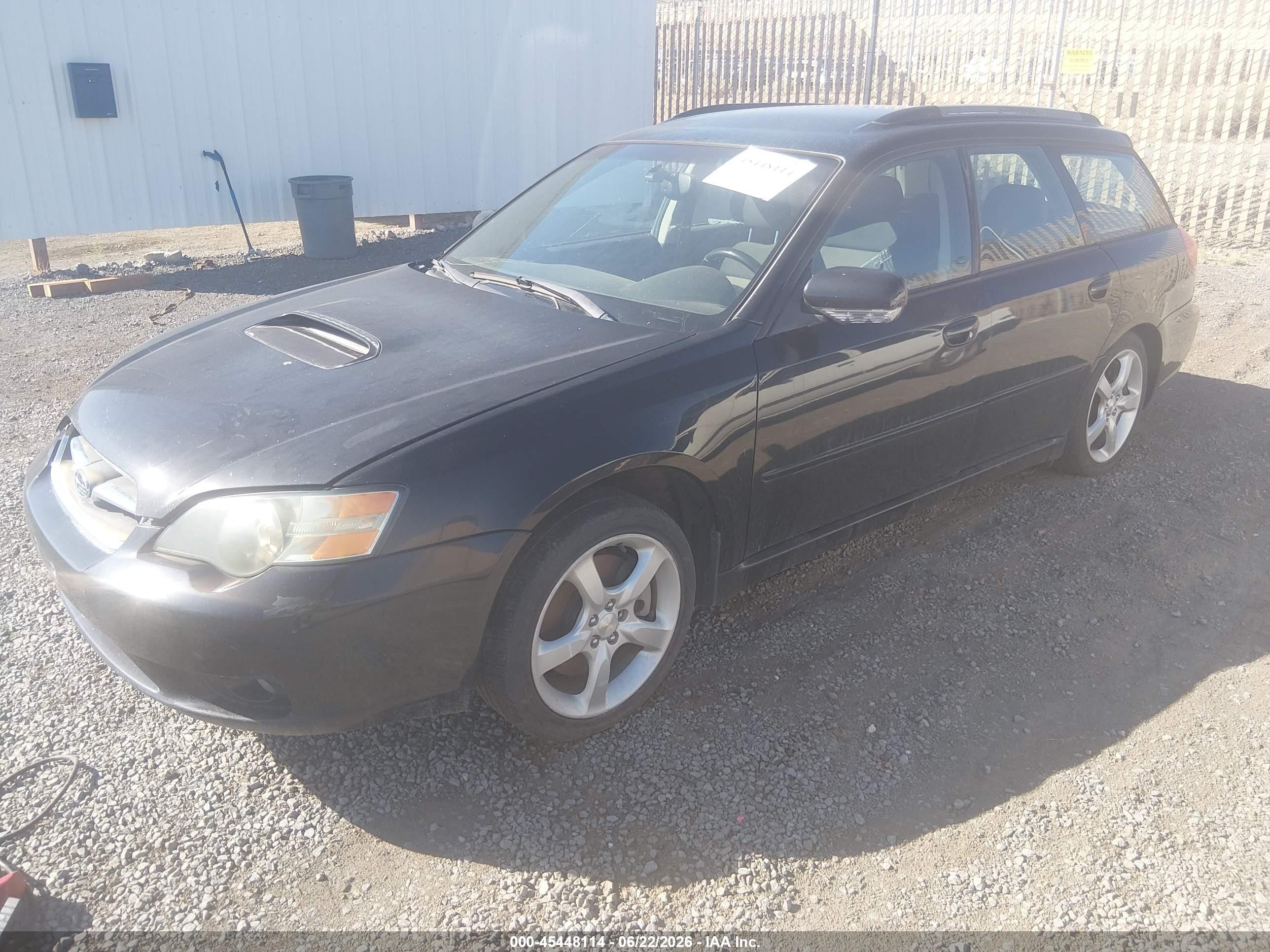 2005 Subaru Legacy 2.5gt Black vin: 4S3BP686254317617