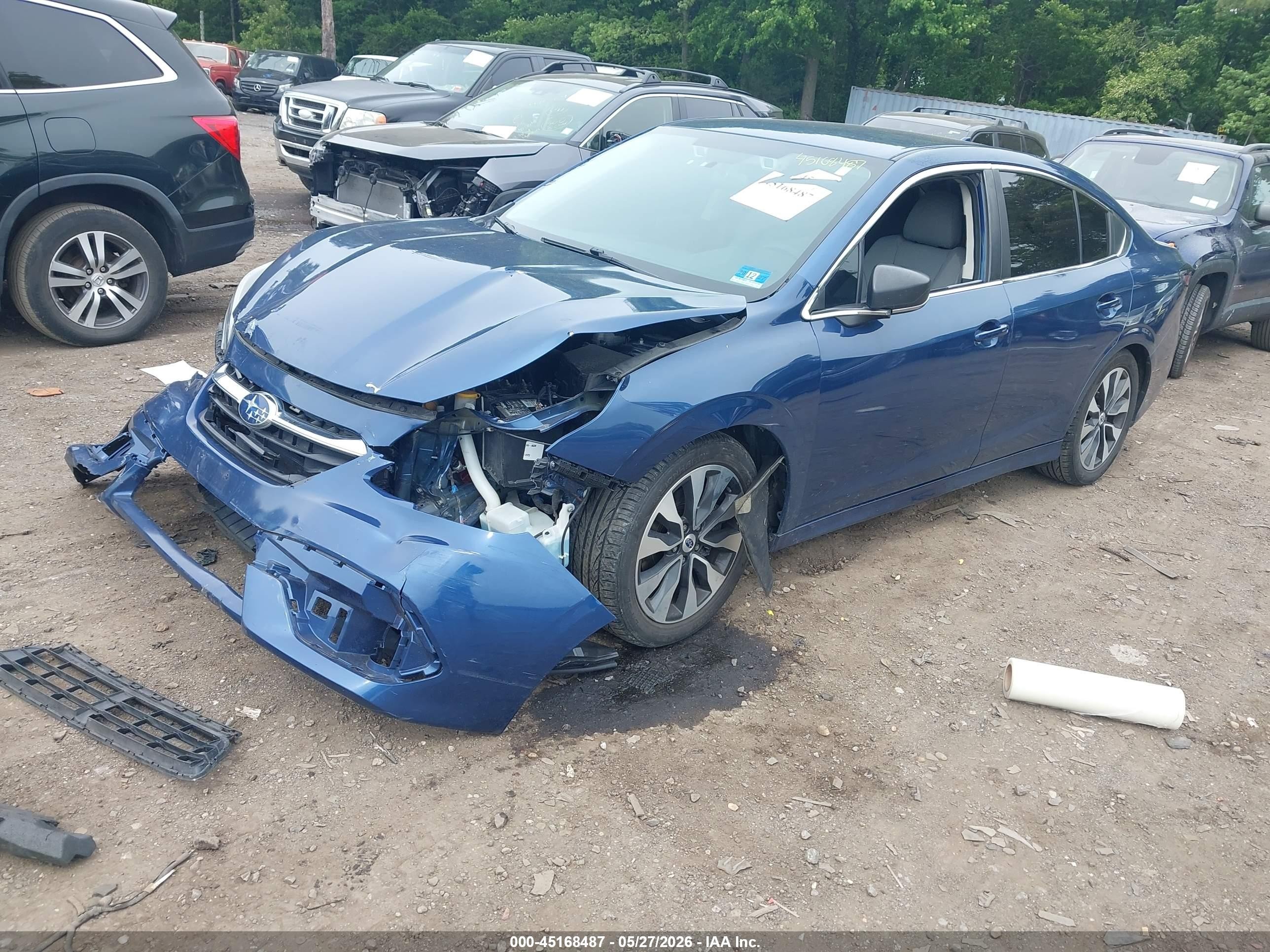 2020 Subaru Legacy   Blue vin: 4S3BWAA66L3033653