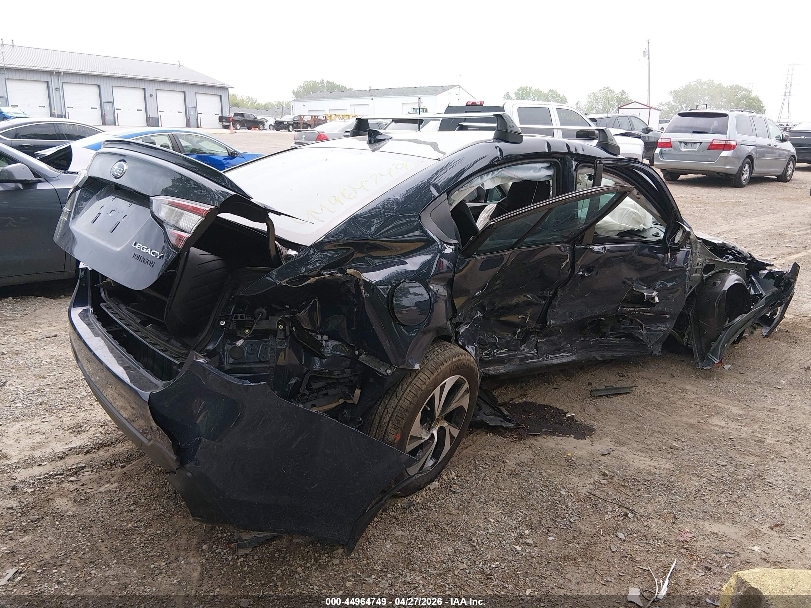 2025 Subaru Legacy   Blue vin: 4S3BWAB64S3022938